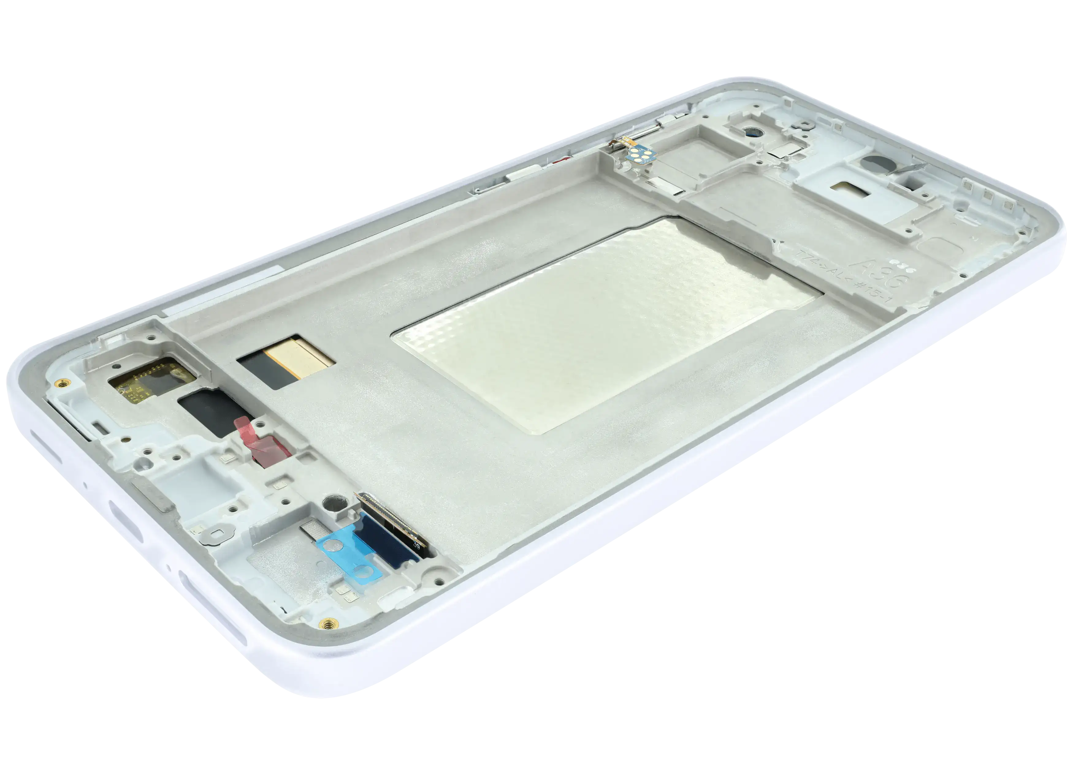 OLED-Display mit Rahmen für Samsung Galaxy A36 5G (A366 / 2025) (Aftermarket Plus) (Lavender)
