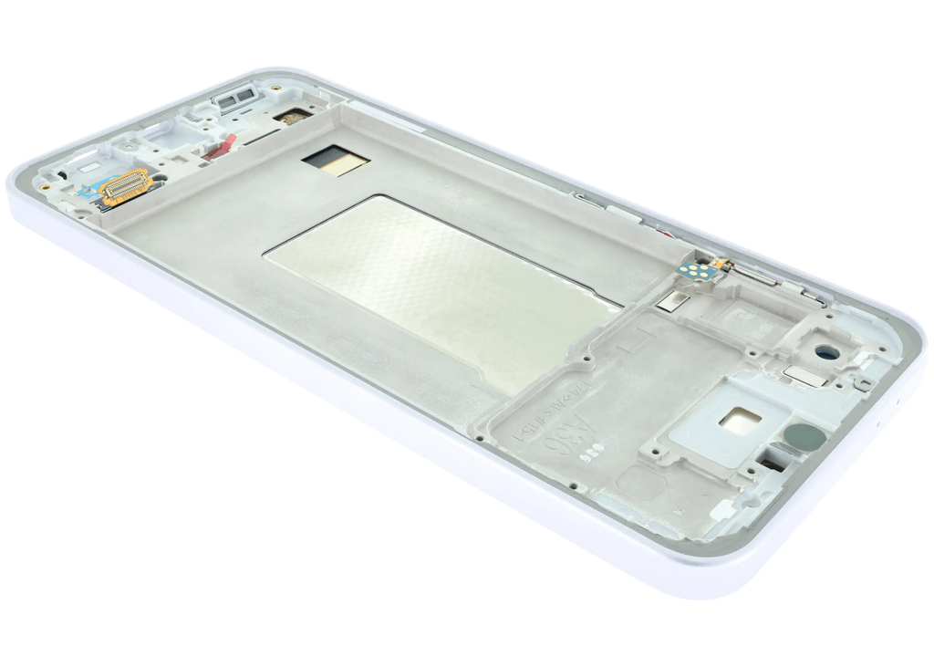 OLED-Display mit Rahmen für Samsung Galaxy A36 5G (A366 / 2025) (Aftermarket Plus) (Lavender)