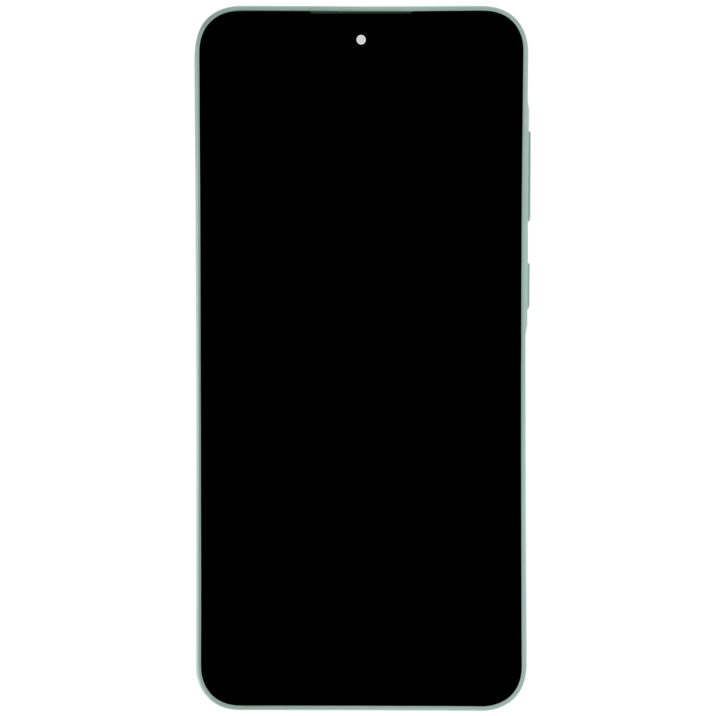OLED-Display mit Rahmen für Samsung Galaxy A36 5G (A366 / 2025) (Aftermarket Plus) (Lime)