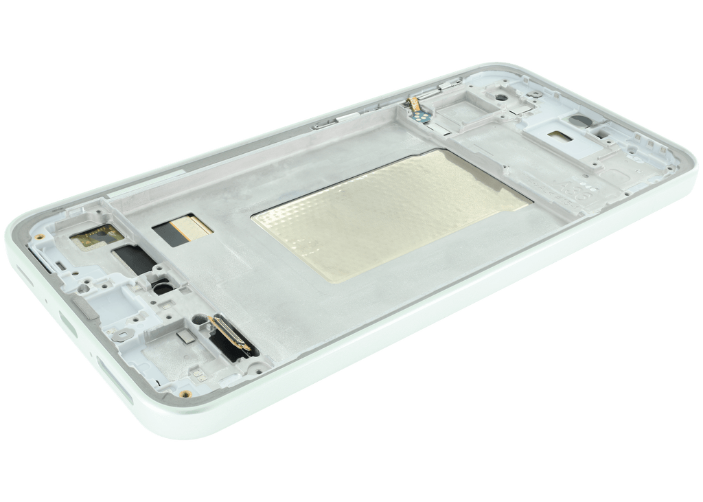 OLED-Display mit Rahmen für Samsung Galaxy A36 5G (A366 / 2025) (Aftermarket Plus) (Lime)
