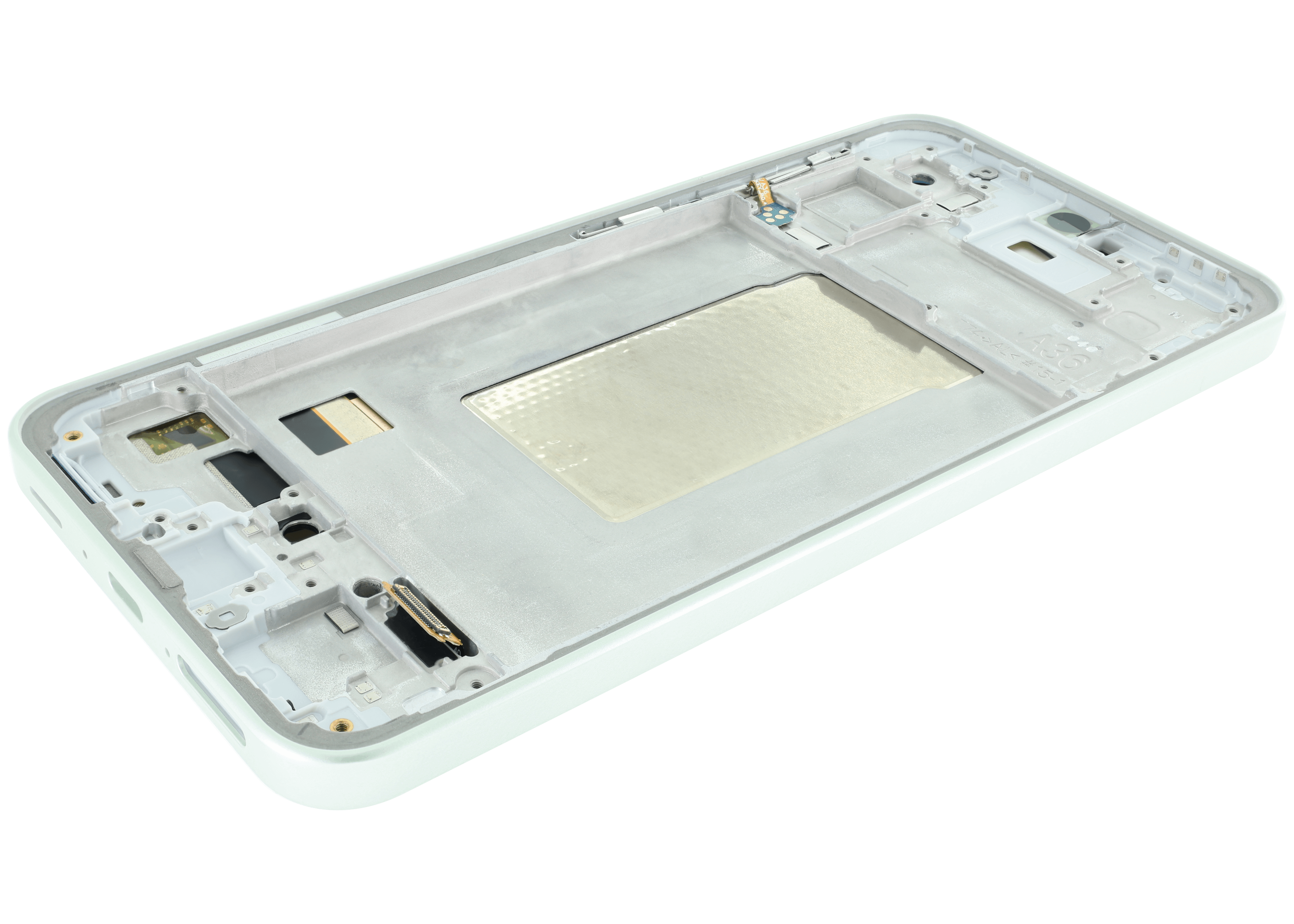 OLED-Display mit Rahmen für Samsung Galaxy A36 5G (A366 / 2025) (Aftermarket Plus) (Lime)