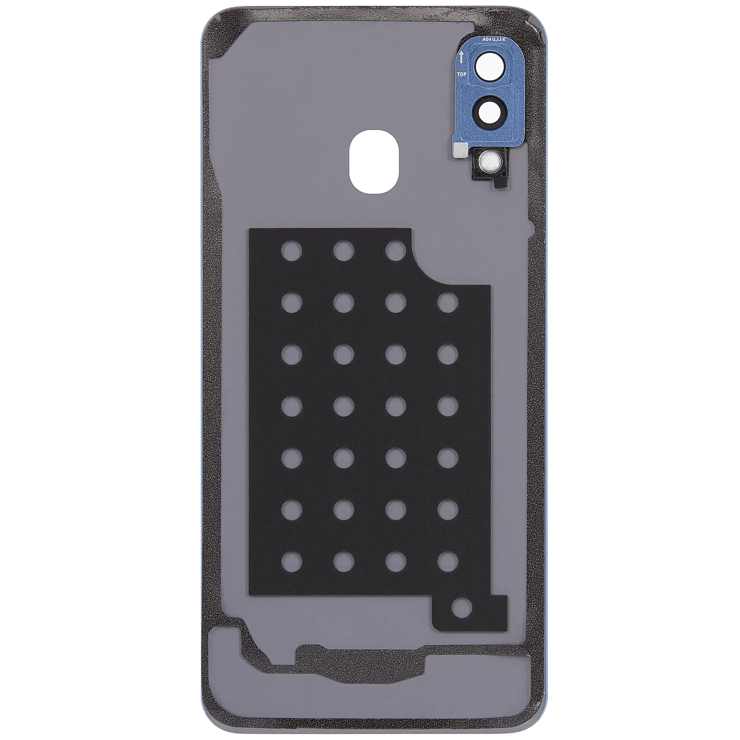 Backcover Glass mit Camera Lens Compatible für Samsung Galaxy A40 (A405 / 2019) (Aftermarket Plus) (Blau)
