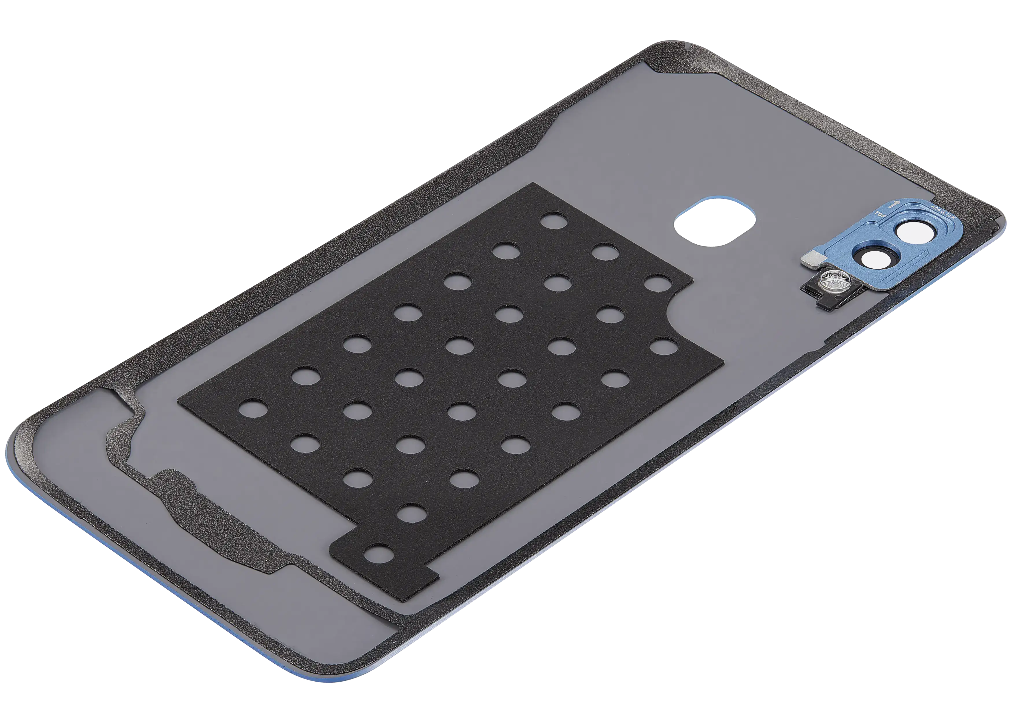 Backcover Glass mit Camera Lens Compatible für Samsung Galaxy A40 (A405 / 2019) (Aftermarket Plus) (Blau)