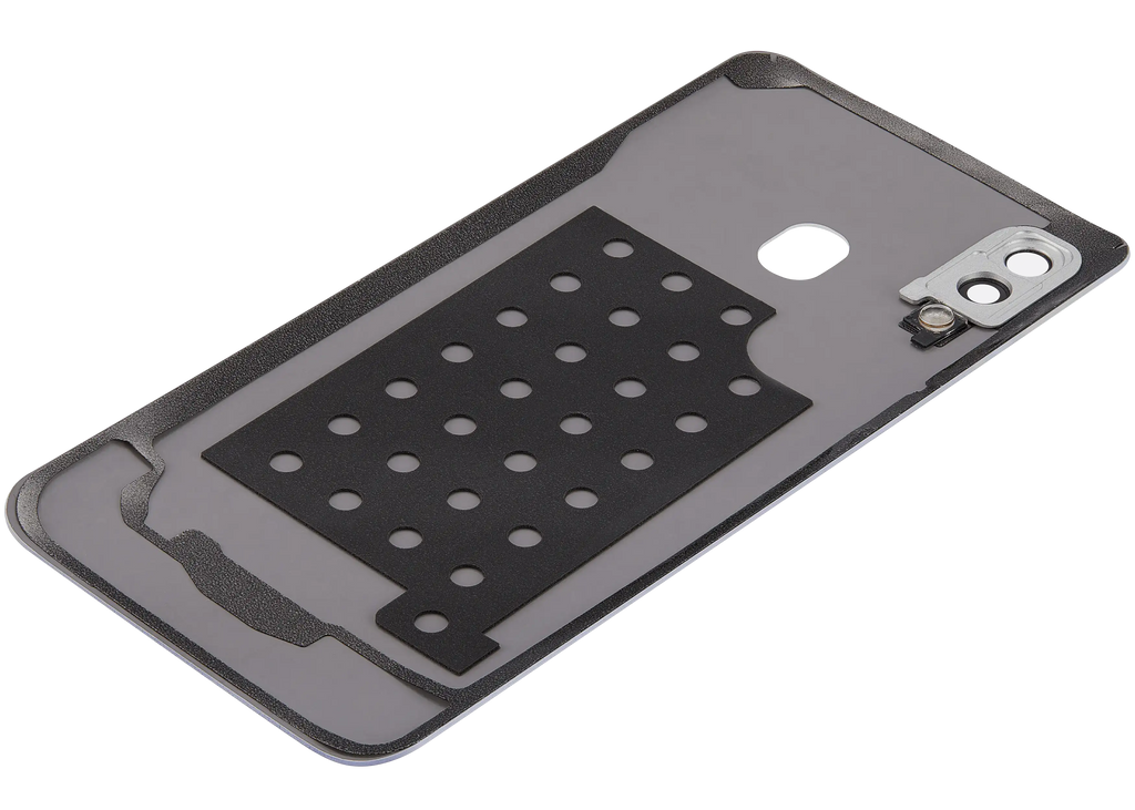 Backcover Glass mit Camera Lens Compatible für Samsung Galaxy A40 (A405 / 2019) (Aftermarket Plus) (Weiß)