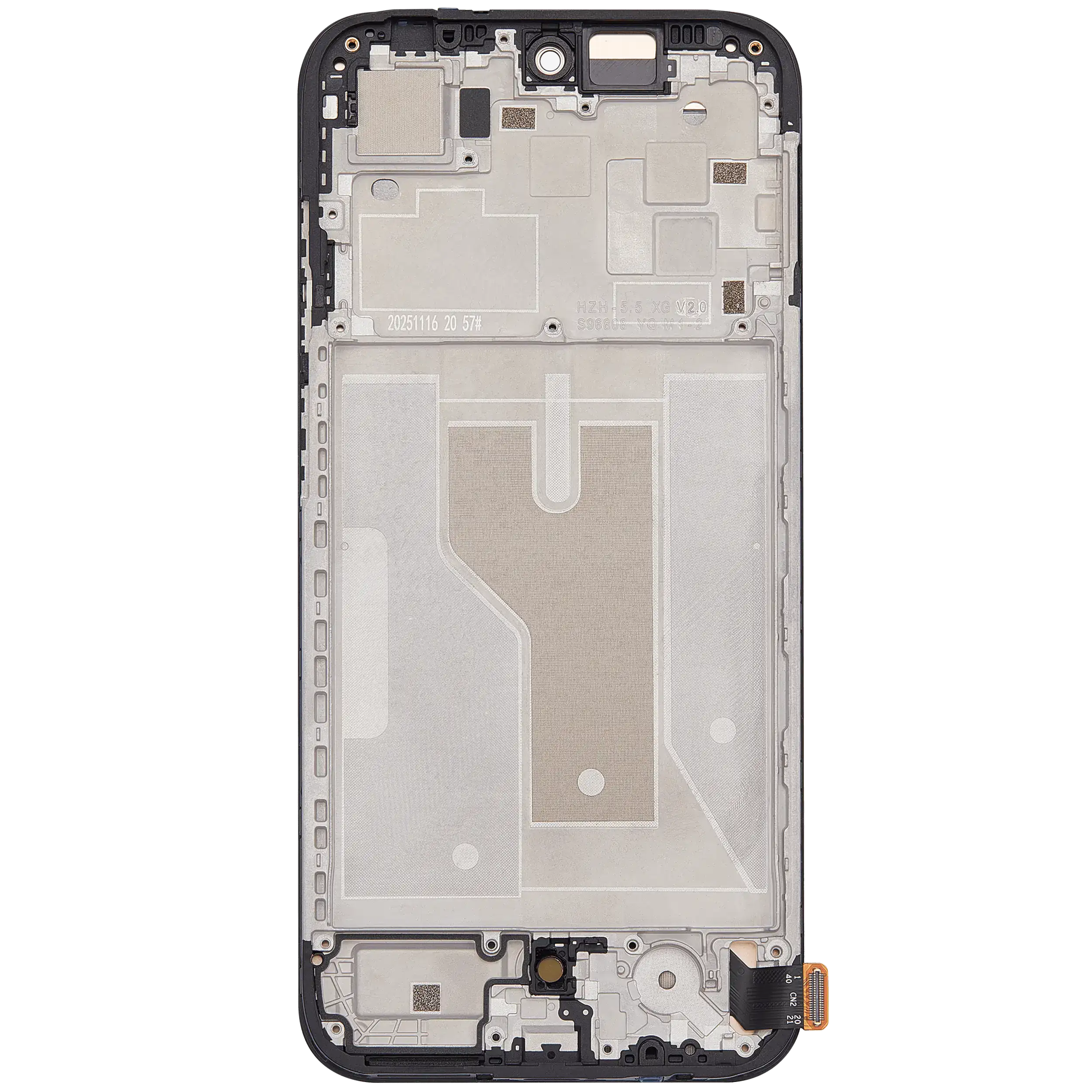 OLED-Display mit Rahmen für Motorola G67 (XT2621-2 / 2026) / G77 (XT2621-4 / 2026) (Refurbished) (Alle Farben)