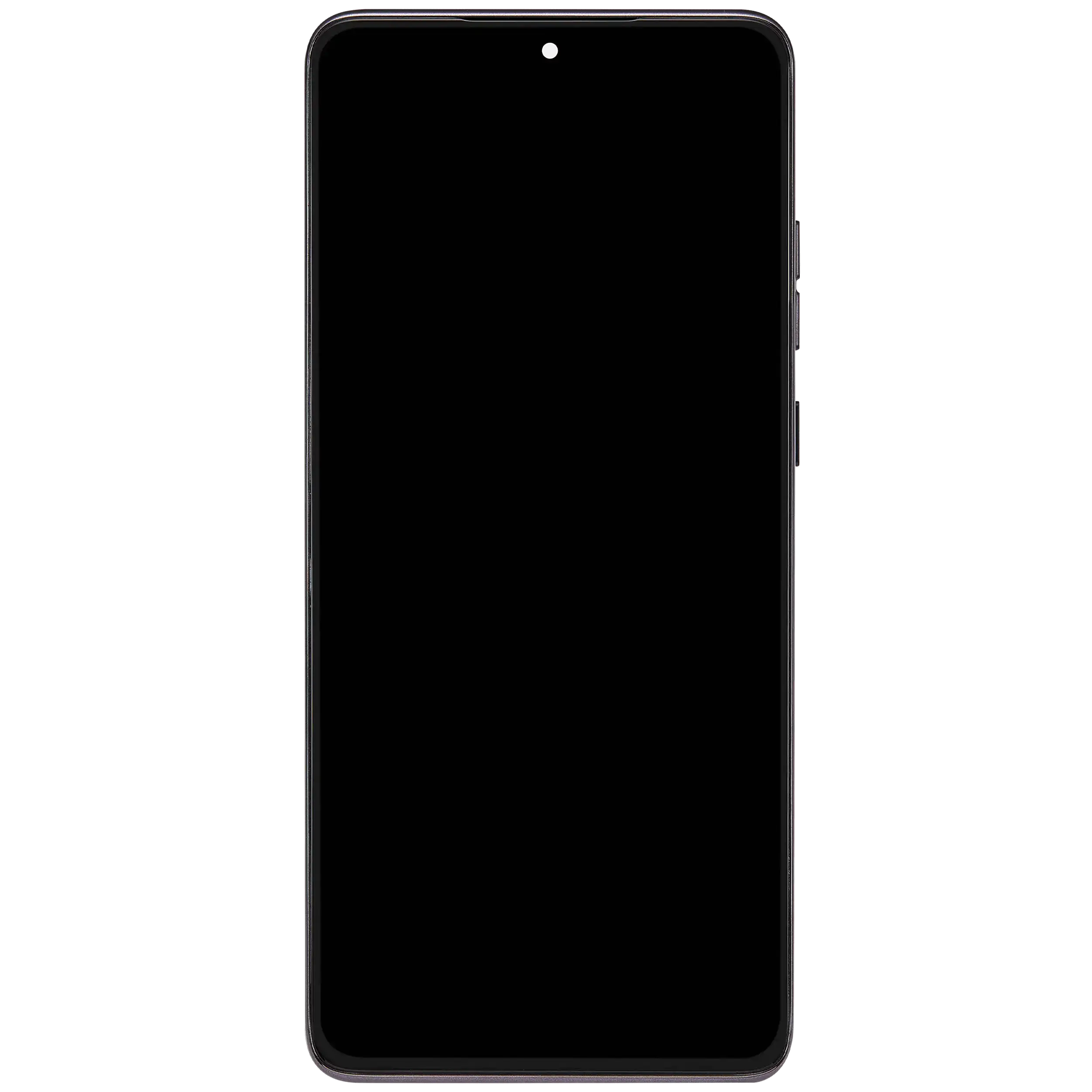 OLED-Display mit Rahmen Compatible für Motorola Moto G Stylus 5G (XT2619/2026) (Refurbished) (Coal Smoke)
