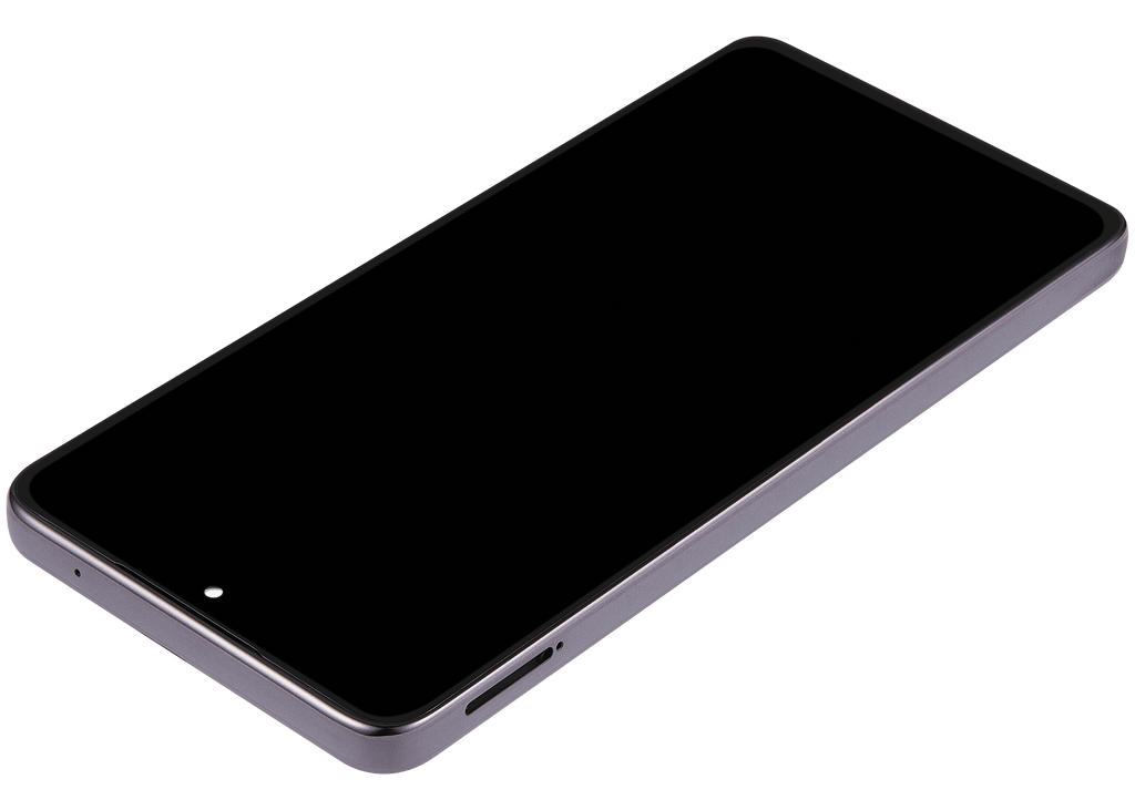 OLED-Display mit Rahmen Compatible für Motorola Moto G Stylus 5G (XT2619/2026) (Refurbished) (Coal Smoke)