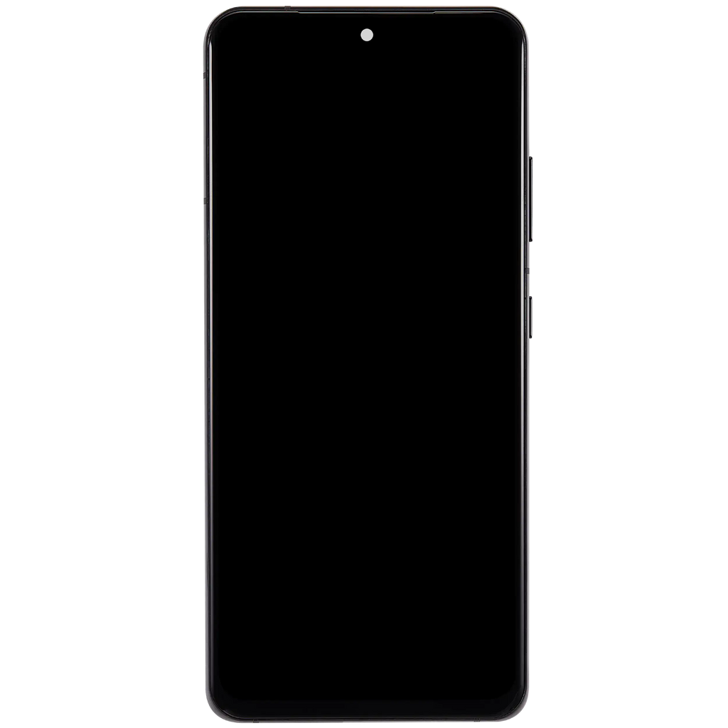 LCD-Display mit Rahmen (Without FingerPrint Sensor) für Samsung Galaxy S21 Ultra (US & International)(Aftermarket: Incell)(Phantom Black)