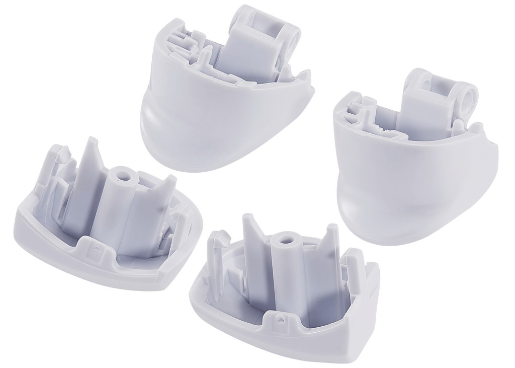 R1 L1 R2 L2 Trigger-Buttons mit Federn für PS5 Controller Weiß (BDM-020) 8-tlg.