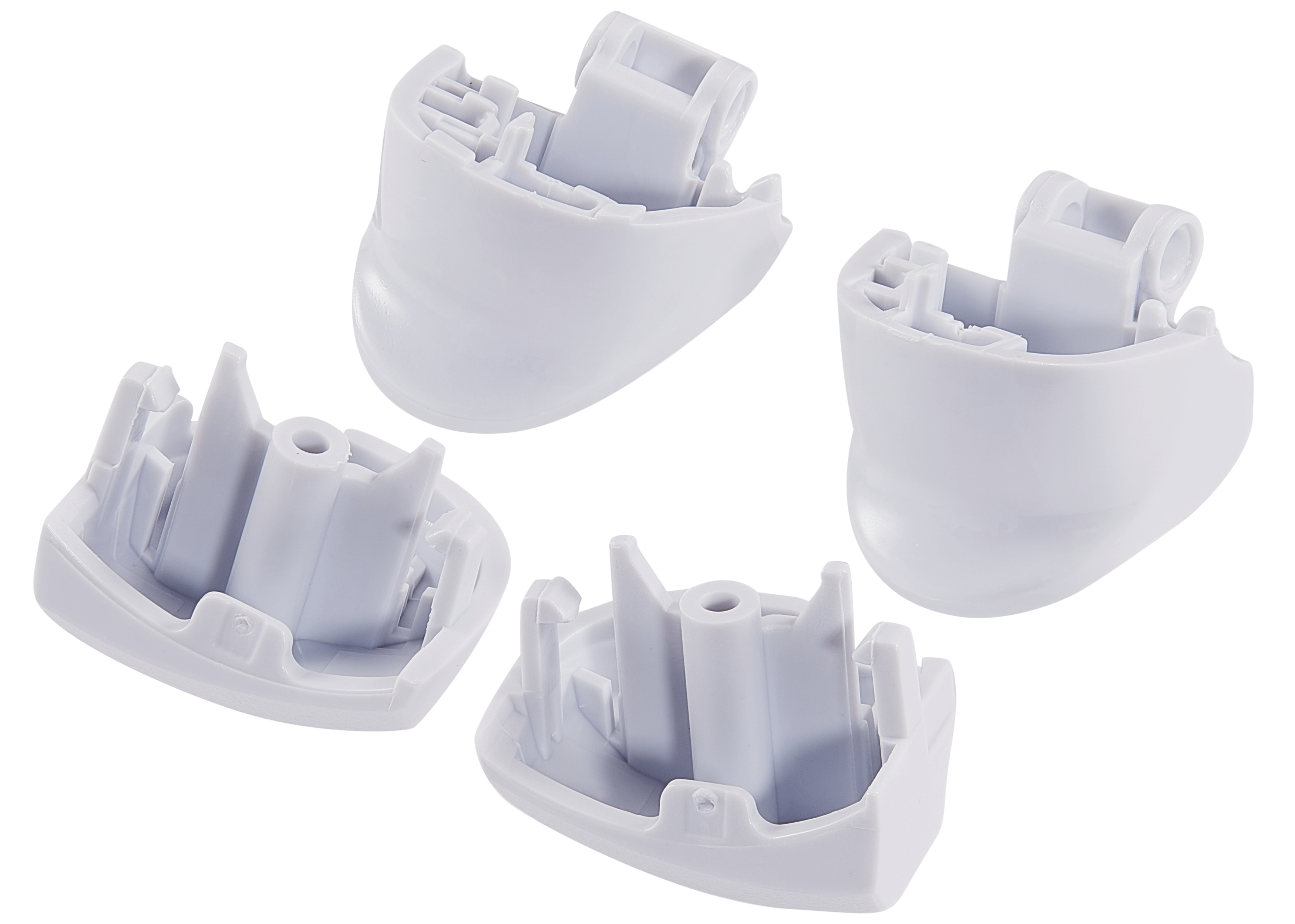 R1 L1 R2 L2 Trigger-Buttons mit Federn für PS5 Controller Weiß (BDM-020) 8-tlg.