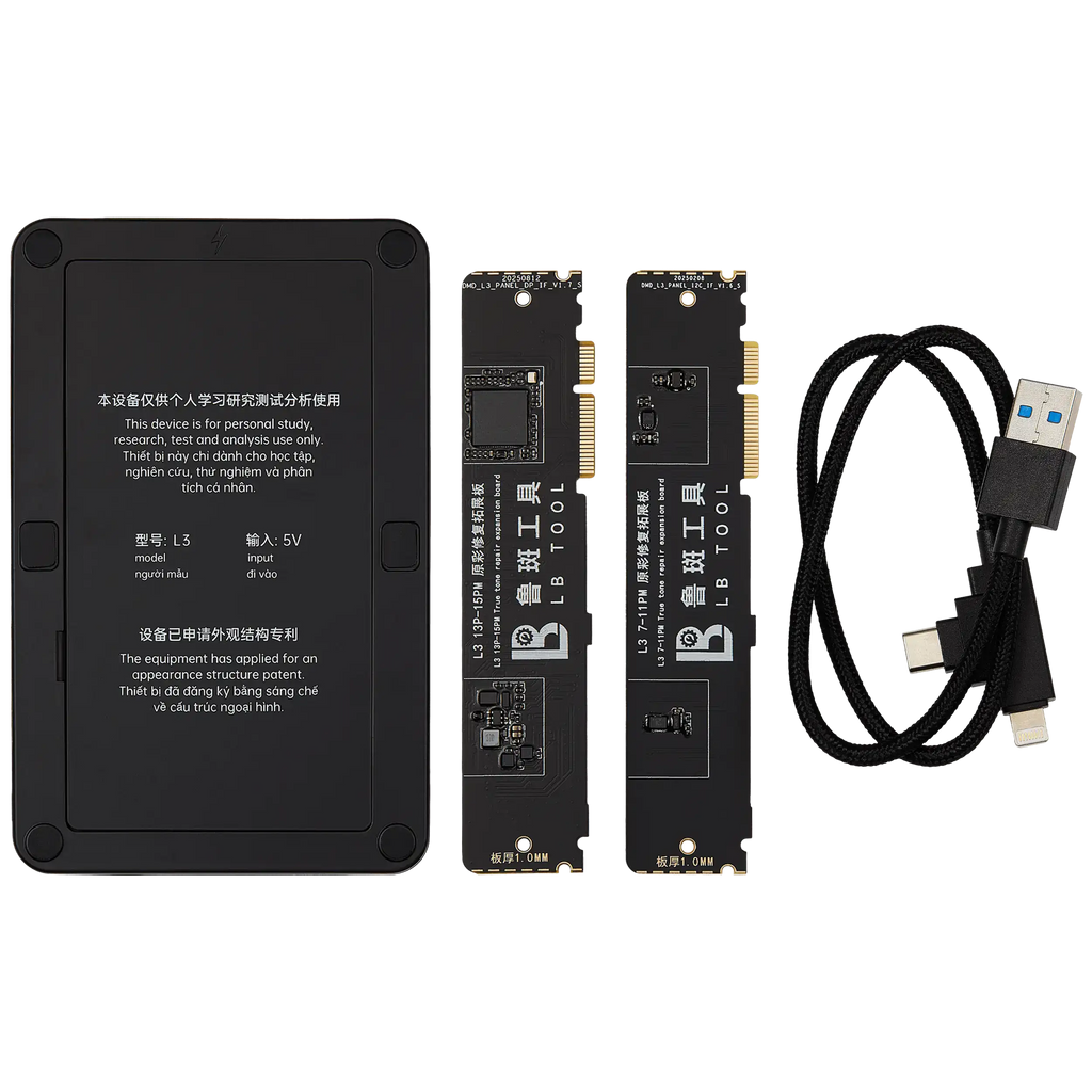 L3 True Tone Programmiereinheit mit Platinen für iPhone 7-15 Pro Max (LB Tool)
