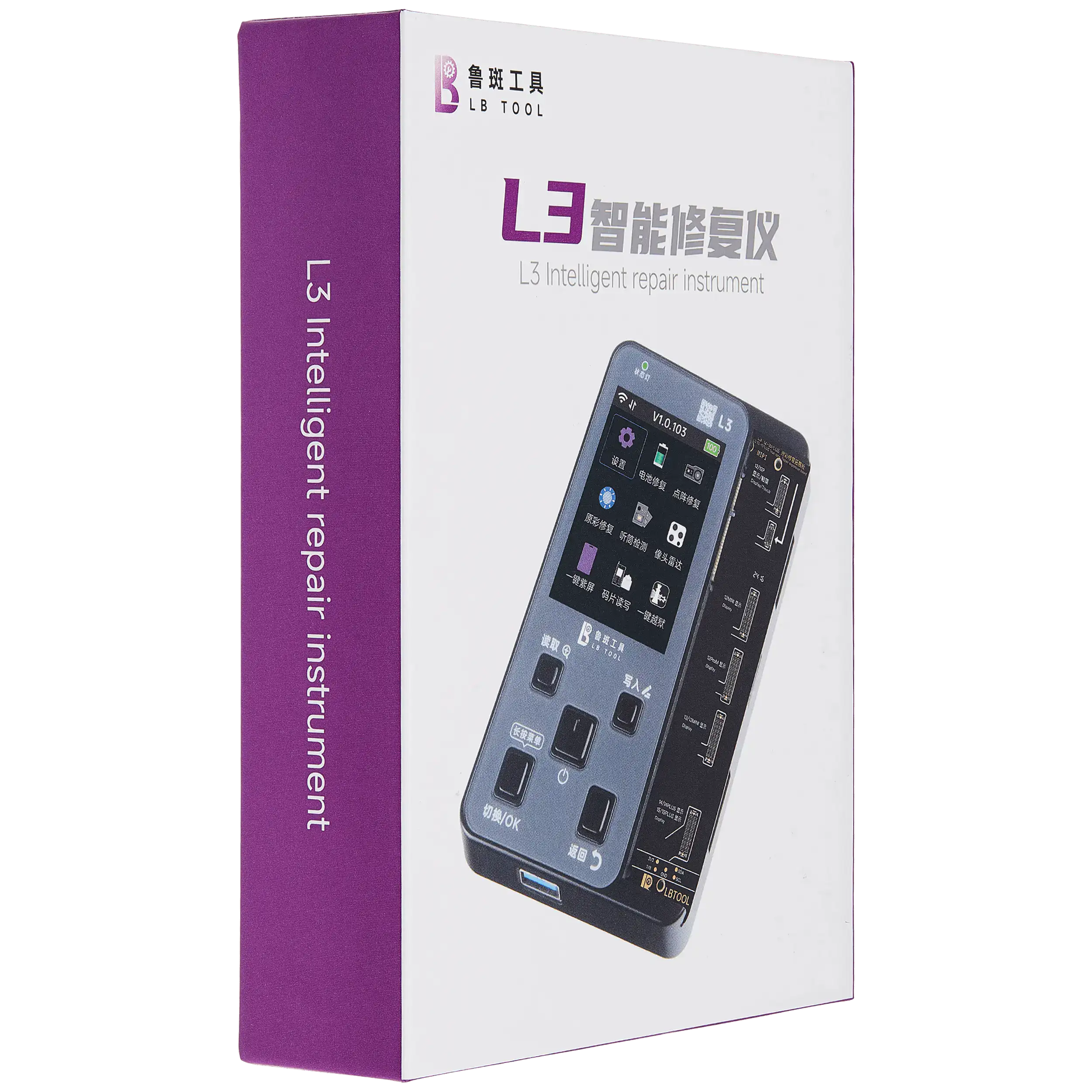 L3 True Tone Programmiereinheit mit Platinen für iPhone 7-15 Pro Max (LB Tool)