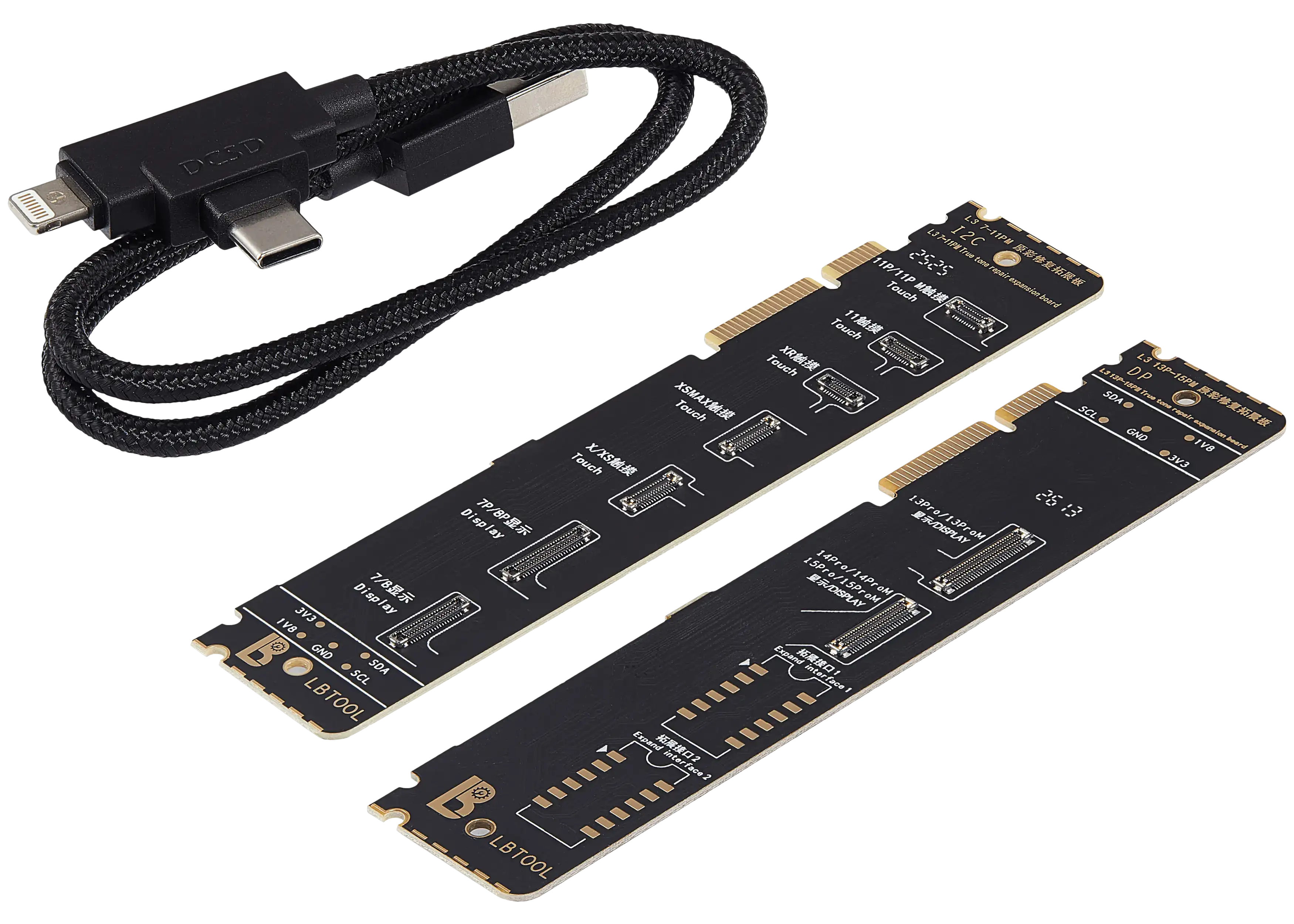 L3 True Tone Programmiereinheit mit Platinen für iPhone 7-15 Pro Max (LB Tool)