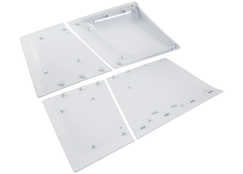 Faceplate-Abdeckung Sony PS5 Slim Disc Edition Weiß
