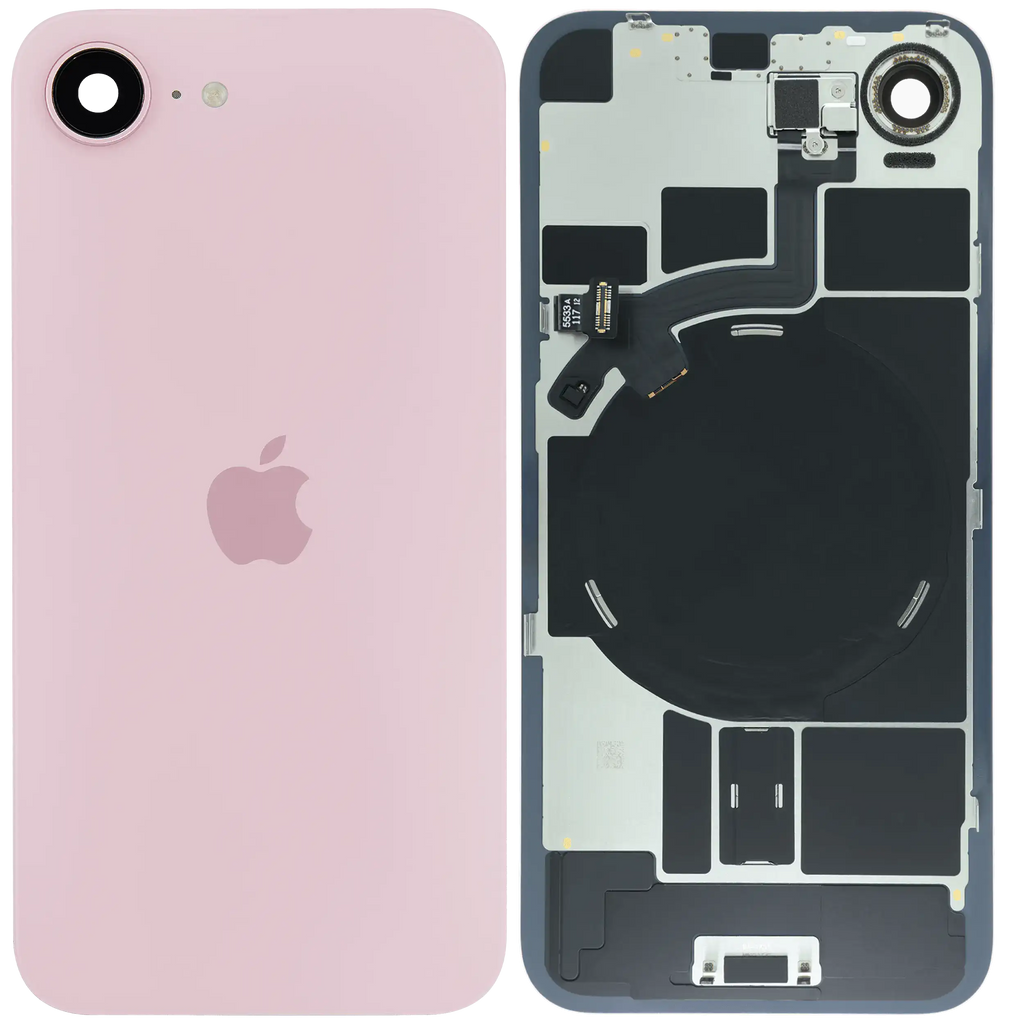 Backcover mit MagSafe Magnet & NFC & Blitz-Flexkabel Compatible für iPhone 17e (Original OEM) (Pink)
