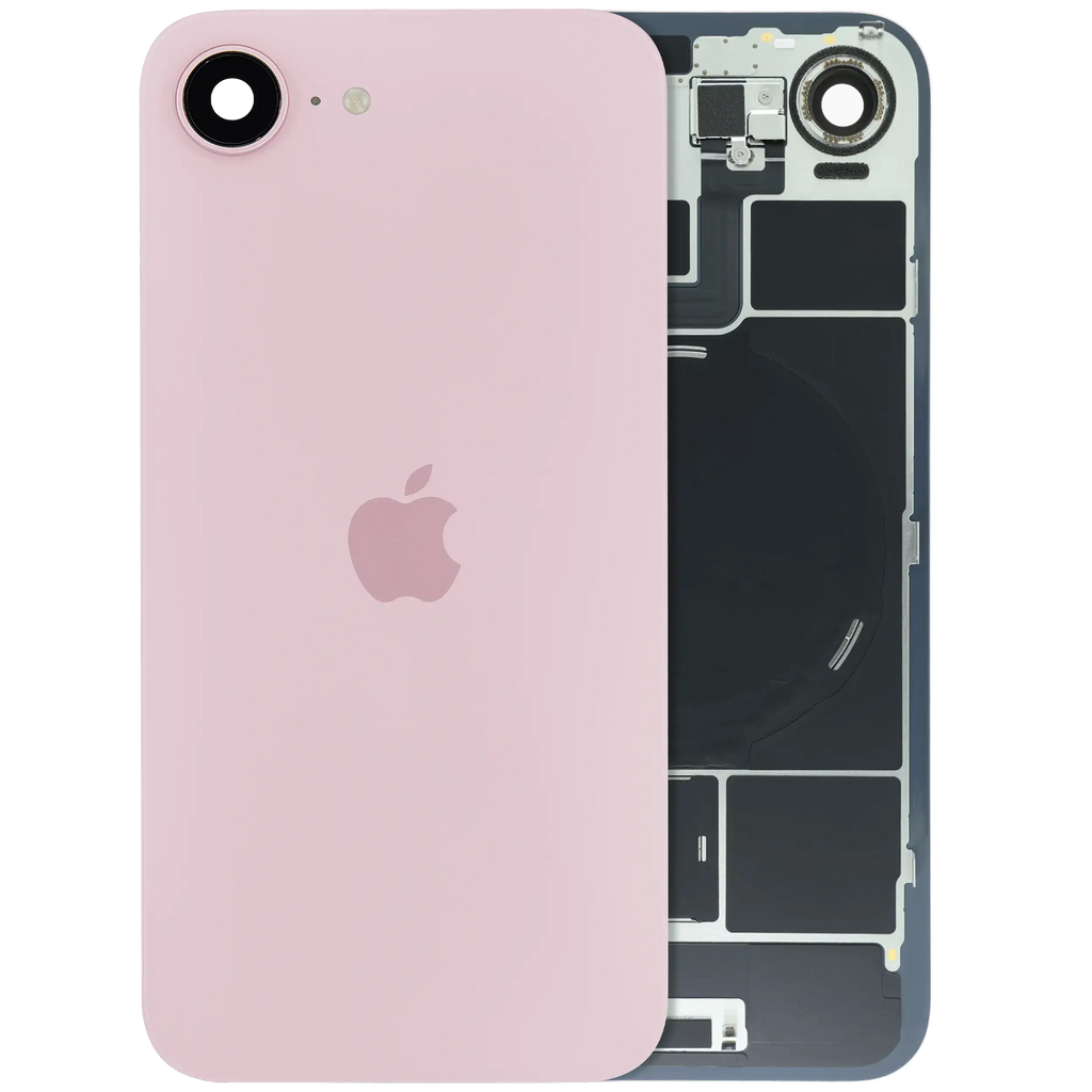 Backcover mit MagSafe Magnet & NFC & Blitz-Flexkabel Compatible für iPhone 17e (Original OEM) (Pink)
