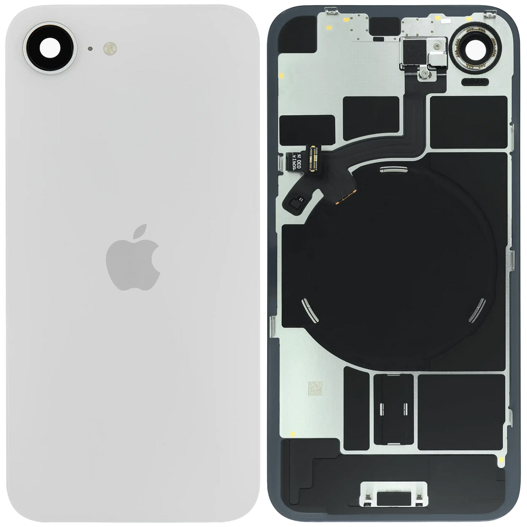 Backcover mit MagSafe Magnet & NFC & Blitz-Flexkabel Compatible für iPhone 17e (Original OEM) (Weiß)