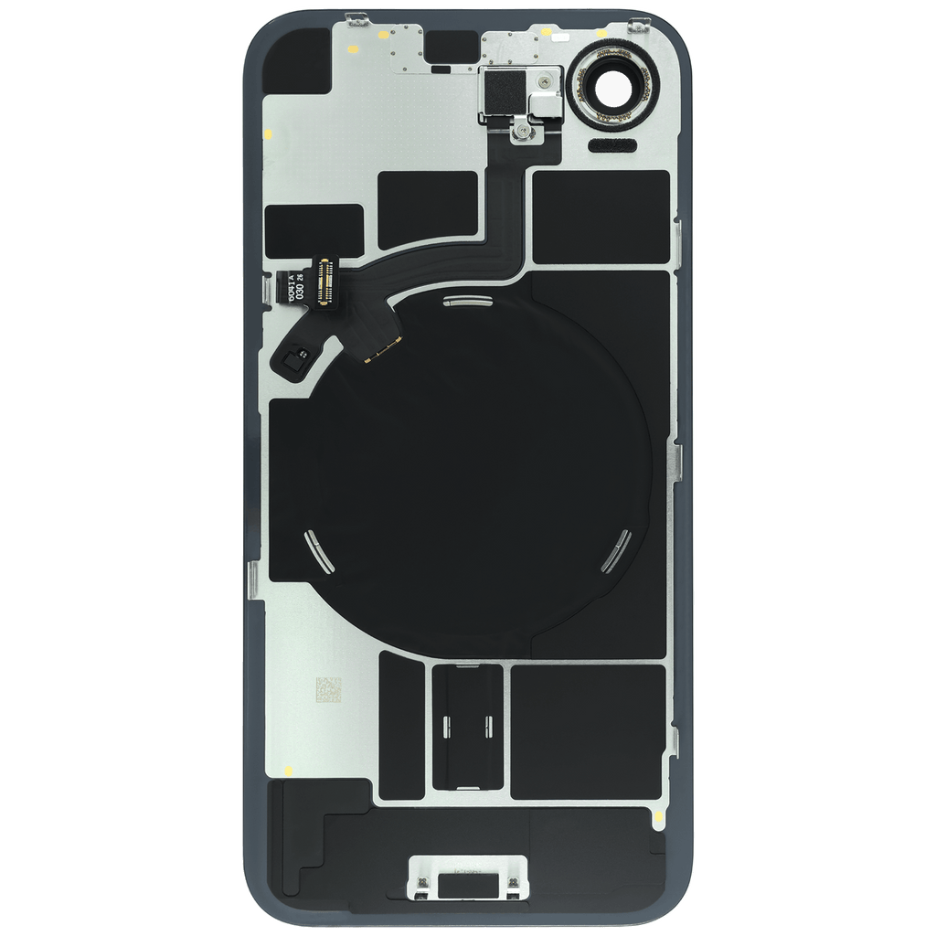 Backcover mit MagSafe Magnet & NFC & Blitz-Flexkabel Compatible für iPhone 17e (Original OEM) (Weiß)