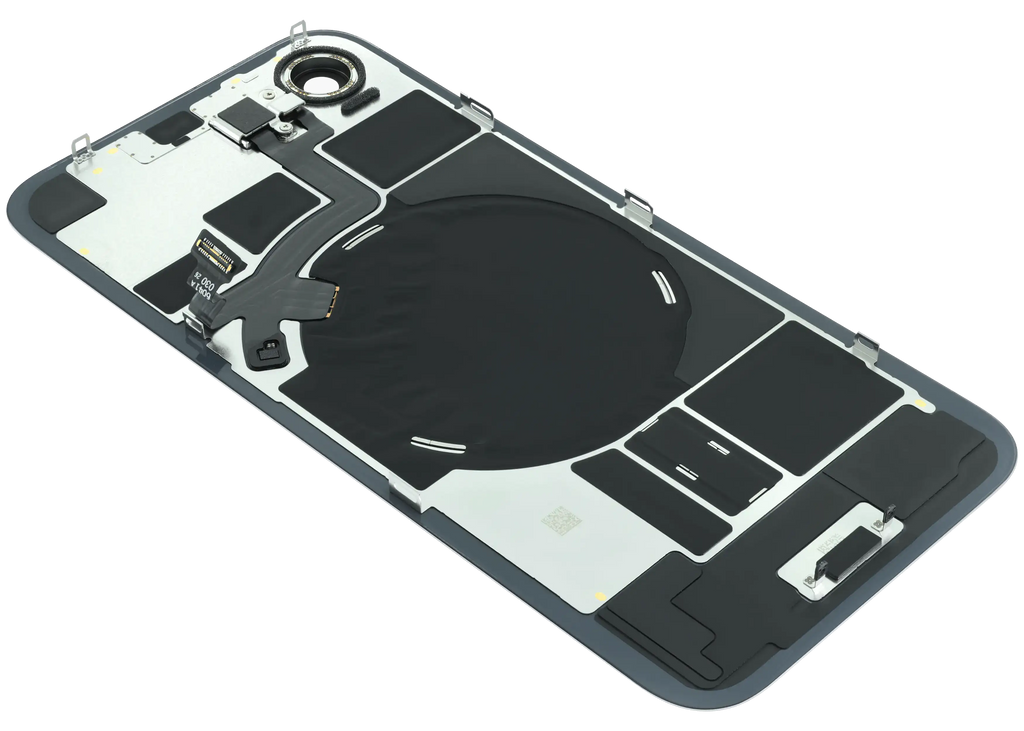 Backcover mit MagSafe Magnet & NFC & Blitz-Flexkabel Compatible für iPhone 17e (Original OEM) (Weiß)