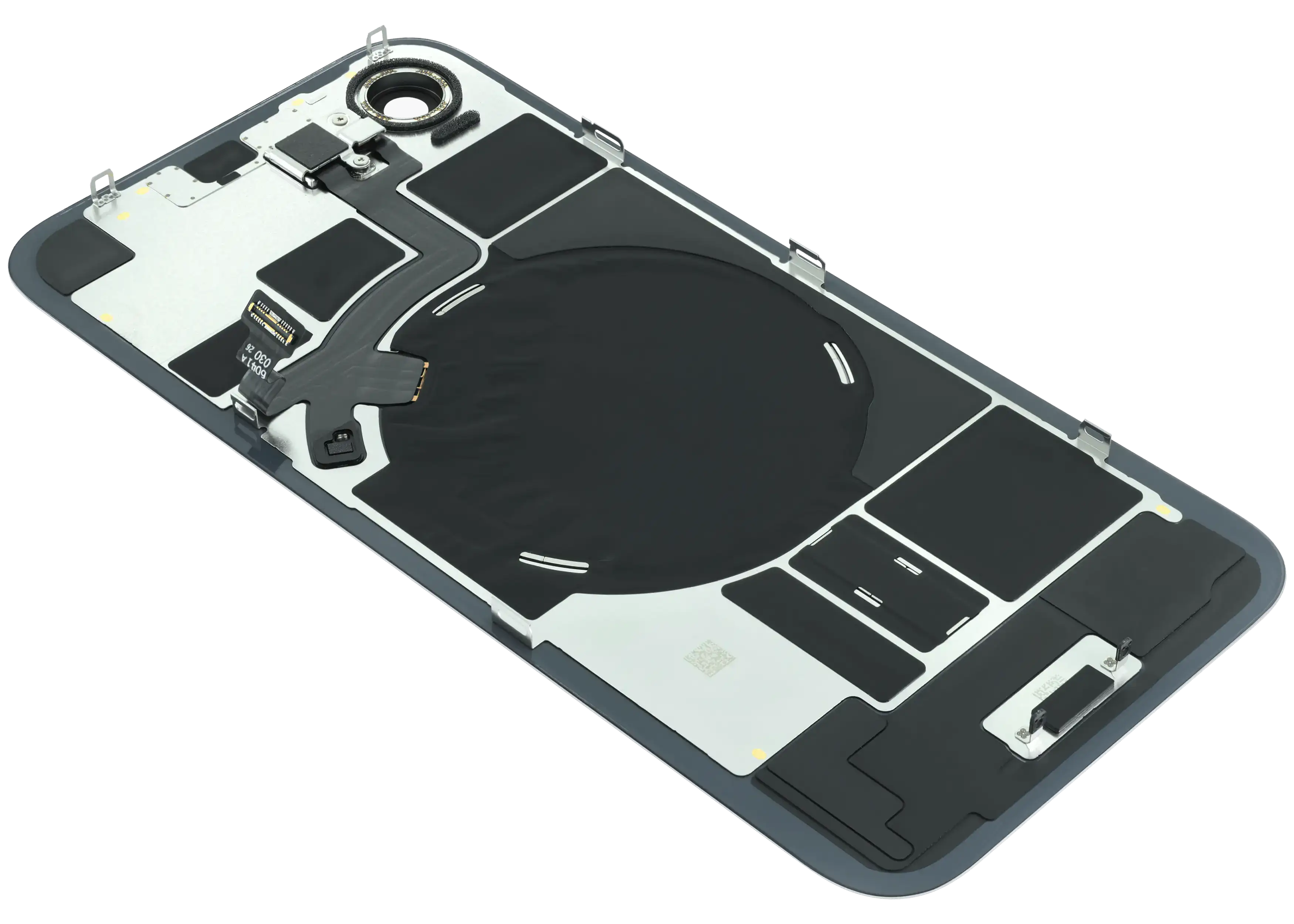 Backcover mit MagSafe Magnet & NFC & Blitz-Flexkabel Compatible für iPhone 17e (Original OEM) (Weiß)