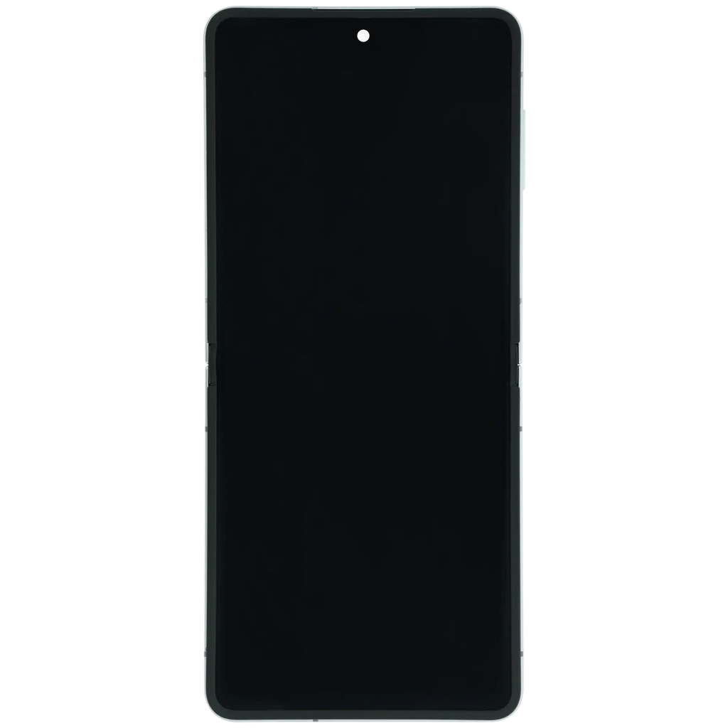 Inner OLED-Display mit Rahmen für Samsung Galaxy Z Flip 7 5G (US-Version) (Refurbished) (Weiß)