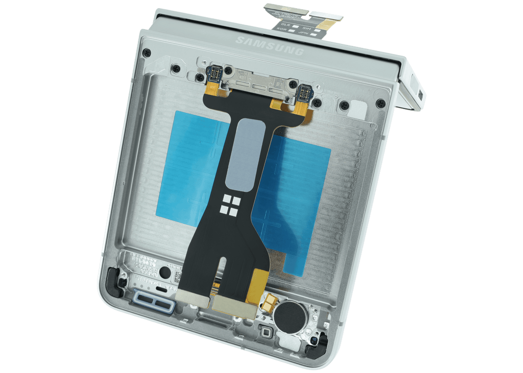 Inner OLED-Display mit Rahmen für Samsung Galaxy Z Flip 7 5G (US-Version) (Refurbished) (Weiß)