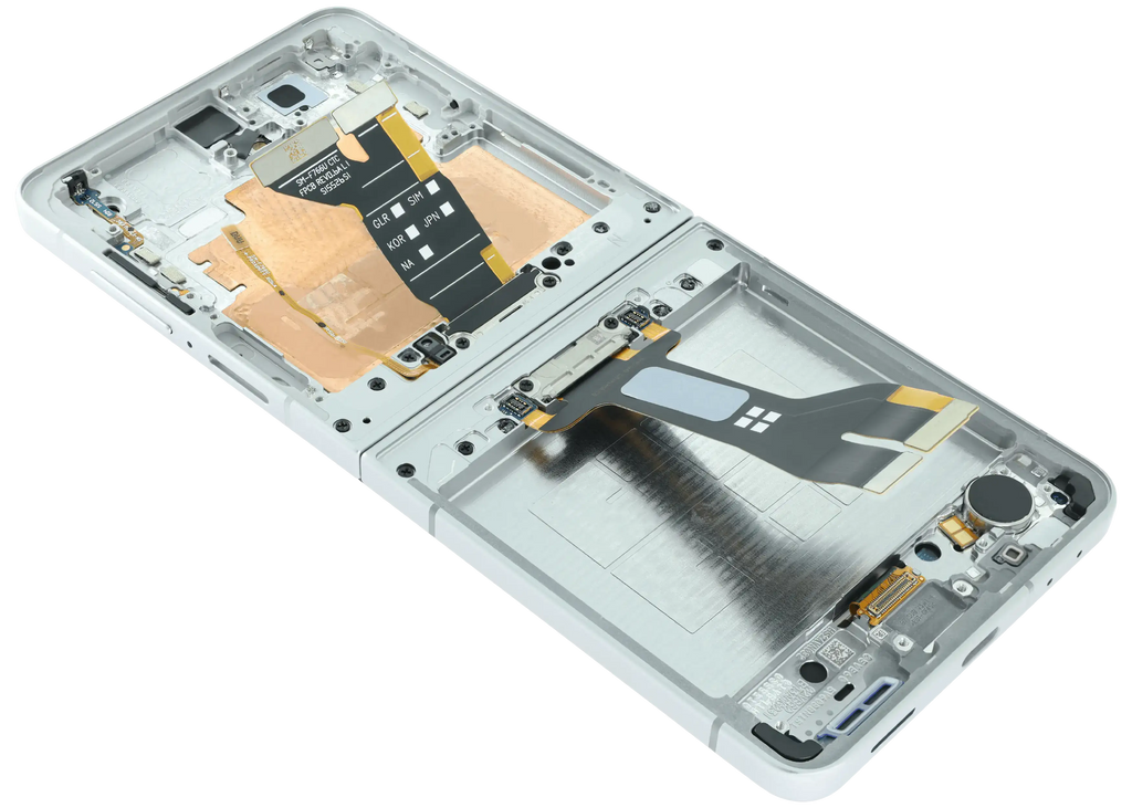 Inner OLED-Display mit Rahmen für Samsung Galaxy Z Flip 7 5G (US-Version) (Refurbished) (Weiß)