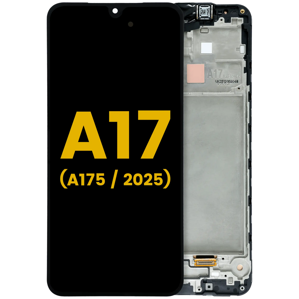 OLED Display with Frame for Samsung Galaxy A17 4G (A175/2025) (Refurbished) (All Colors)