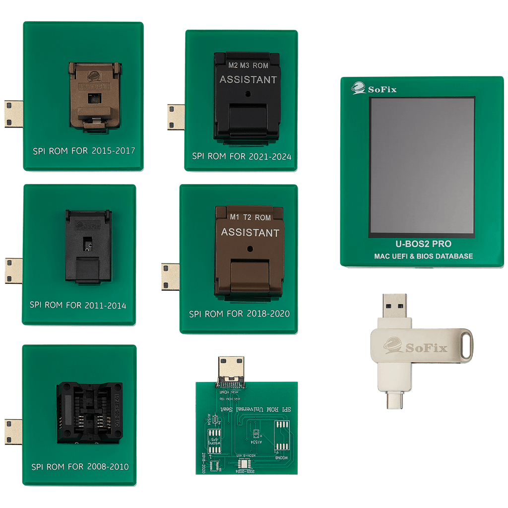 U-BOS2 Pro Mac UEFI/BIOS Programmiergerät für alle Mac 2008-2024
