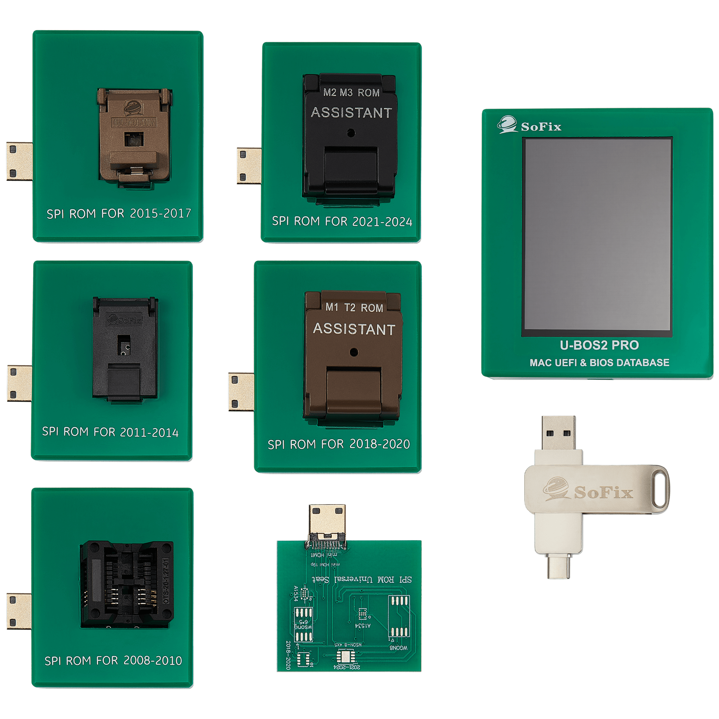 U-BOS2 Pro Mac UEFI/BIOS Programmiergerät für alle Mac 2008-2024