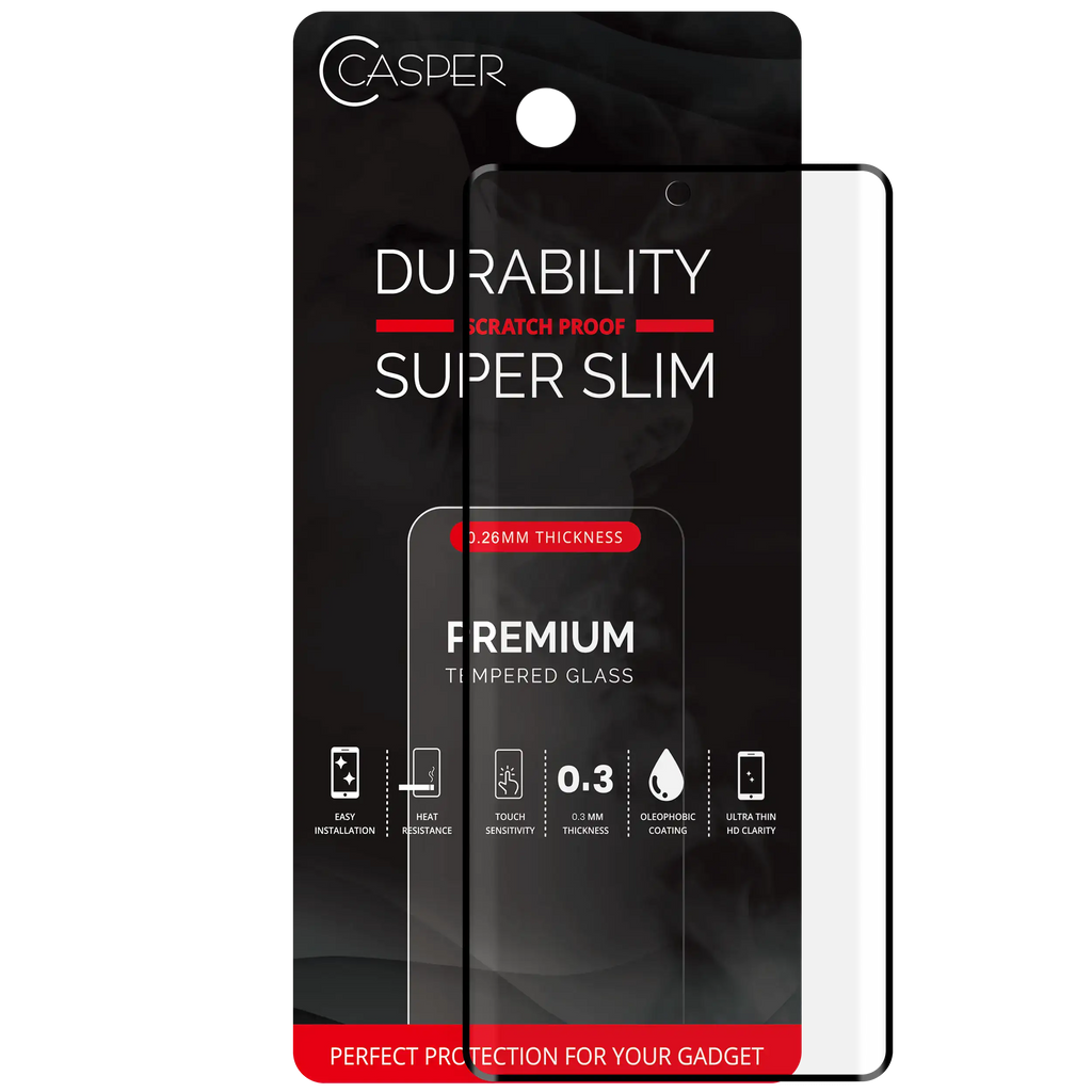 Casper Edge-glued Tempered Glass for Google Pixel 6 Pro (Case-friendly) (Retail Pack)
