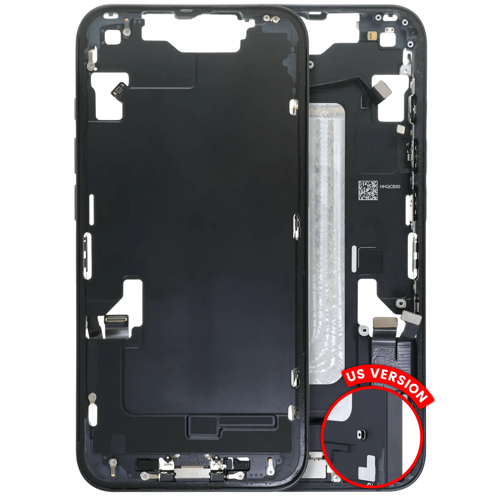 Original Apple-Ausbau B gebraucht – iPhone 16e US Version Rahmen Schwarz