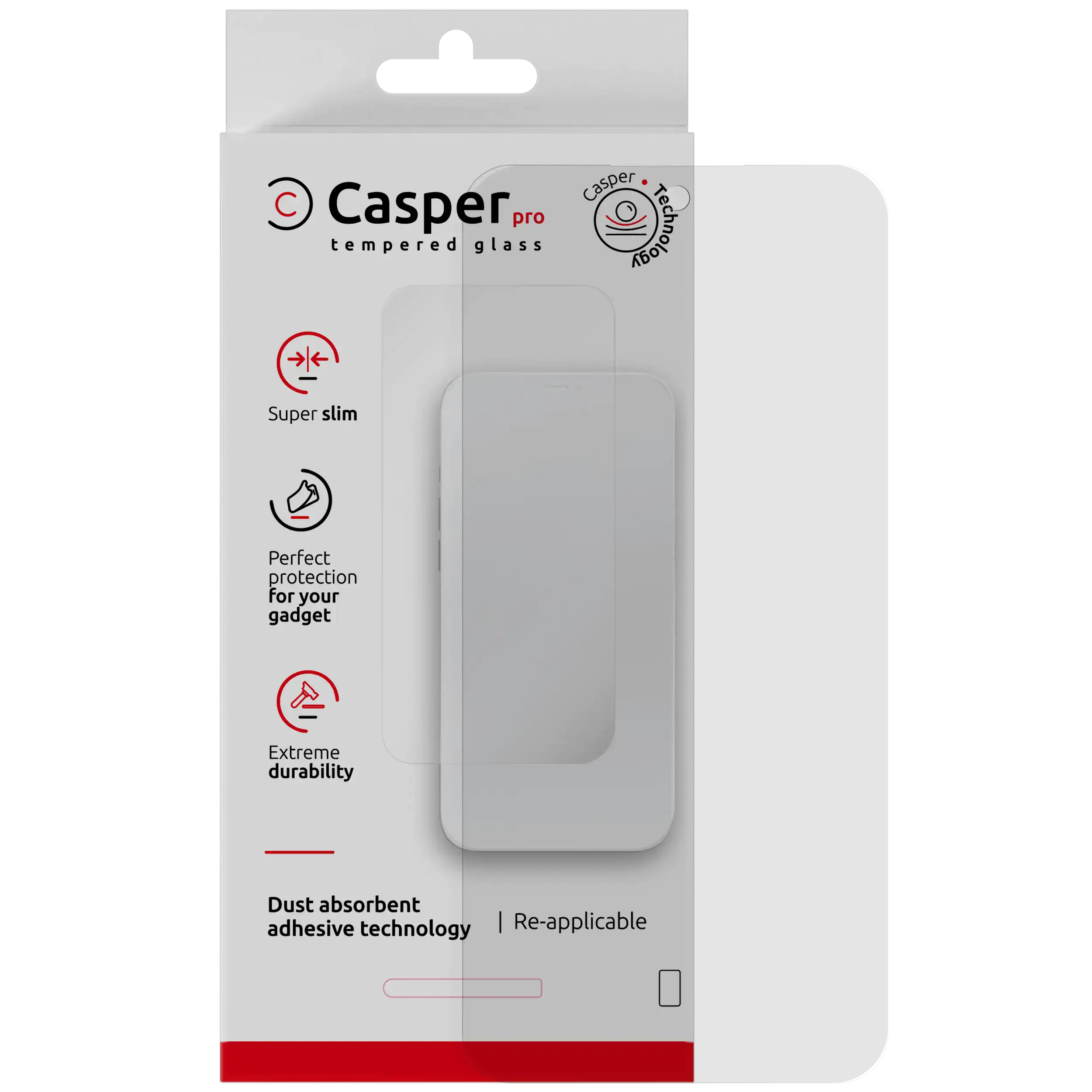 Casper Pro Tempered Glass for Samsung Galaxy A37 5G (Retail Pack) (Clear)