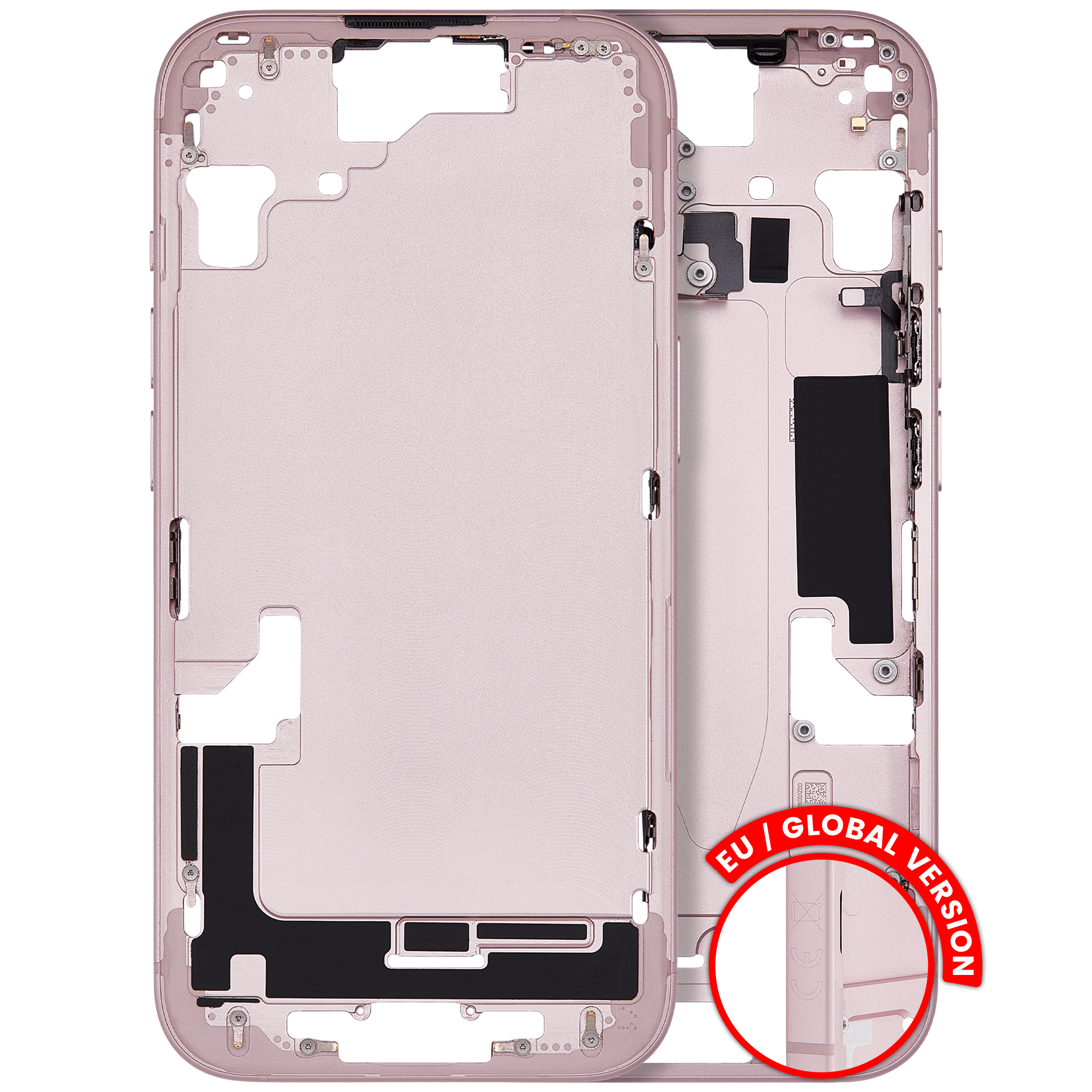 Original Apple-Ausbau B gebraucht – iPhone 15 EU / Global Version Rahmen Rosa