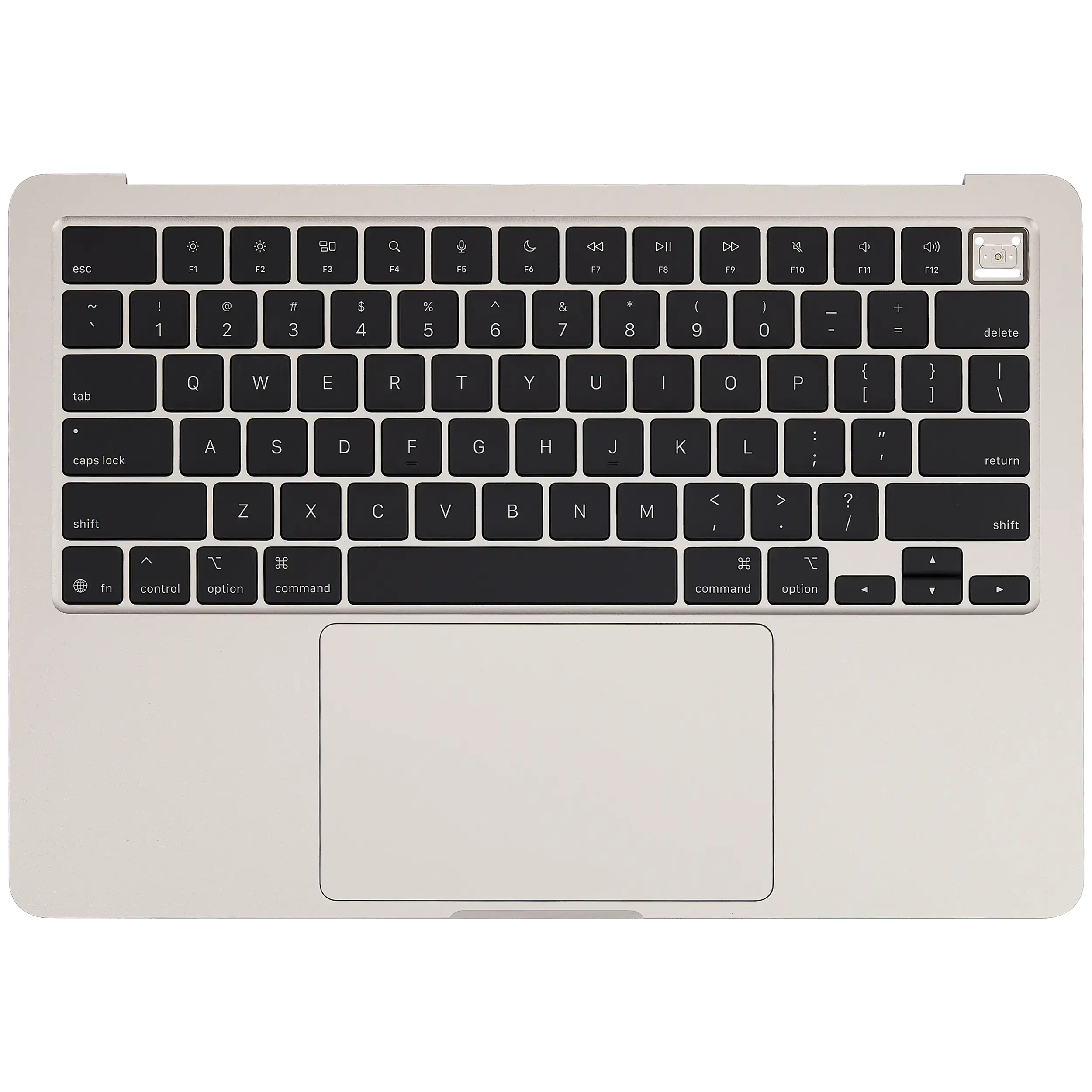 Original OEM-Ausbau Qualität A (gebraucht) – MacBook Air 13" A3240 2025 Top Case