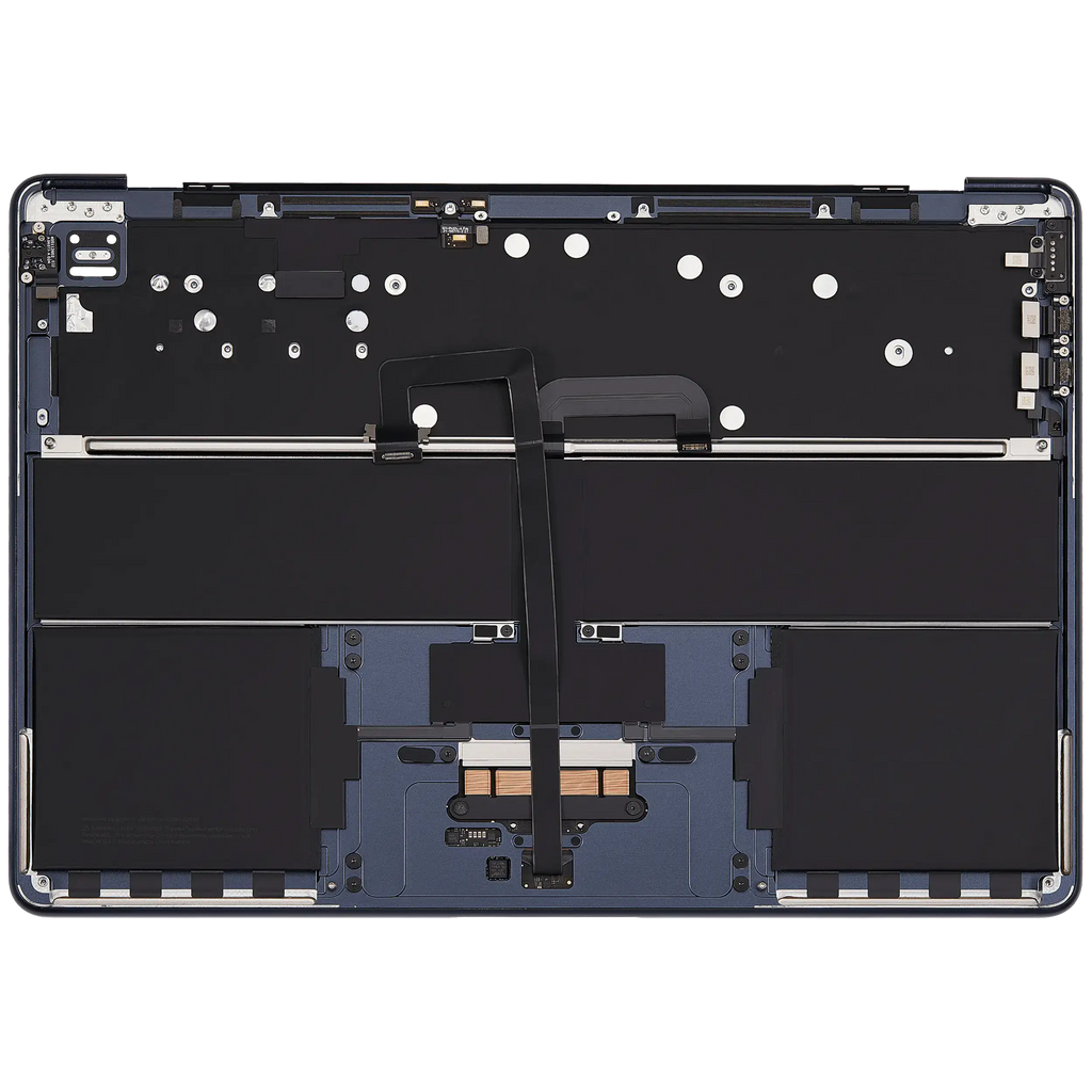 Top case with battery and keyboard for MacBook Air 13" (A3113) (US English) (used OEM pull, Grade A) (Midnight)