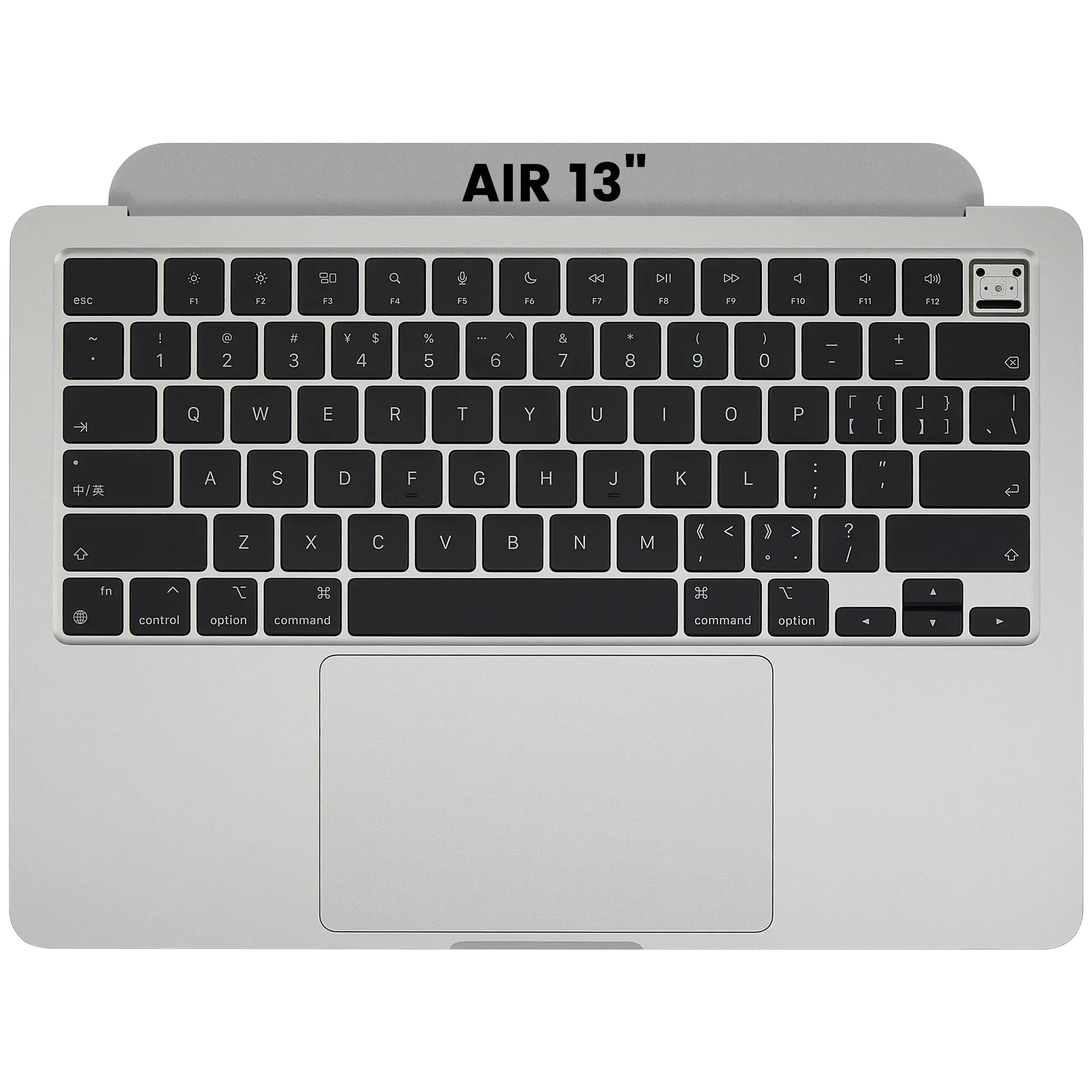 Topcase (Akku+Tastatur) MacBook Air 13" A3113 US-Engl. Silber OEM A