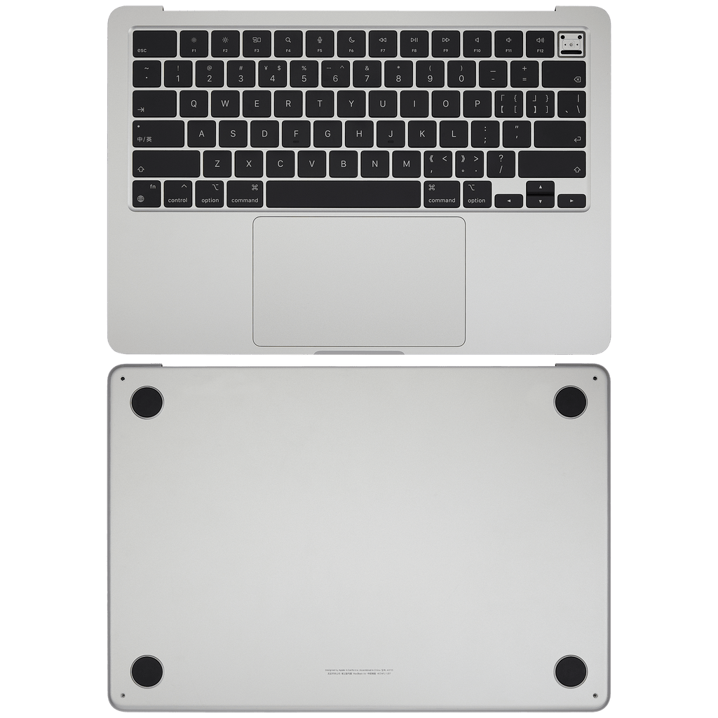 Topcase (Akku+Tastatur) MacBook Air 13" A3113 US-Engl. Silber OEM A