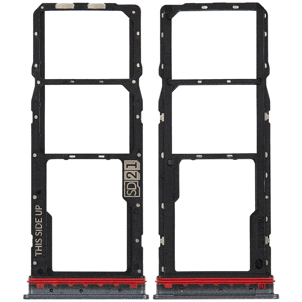 Single Sim Card Tray für Motorola Moto G14 (XT2341 / 2023) (Premium) (Steel Gray)