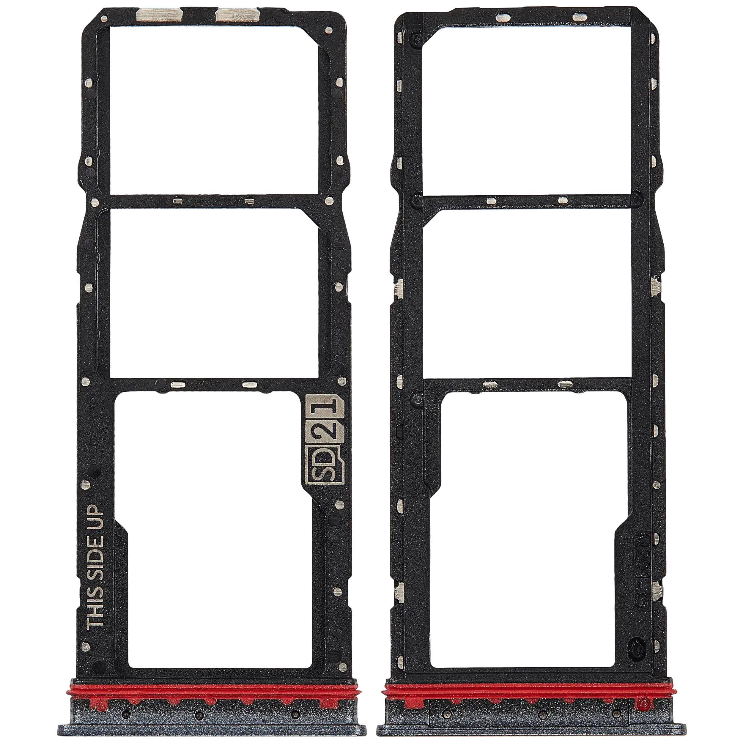 Single Sim Card Tray für Motorola Moto G14 (XT2341 / 2023) (Premium) (Steel Gray)