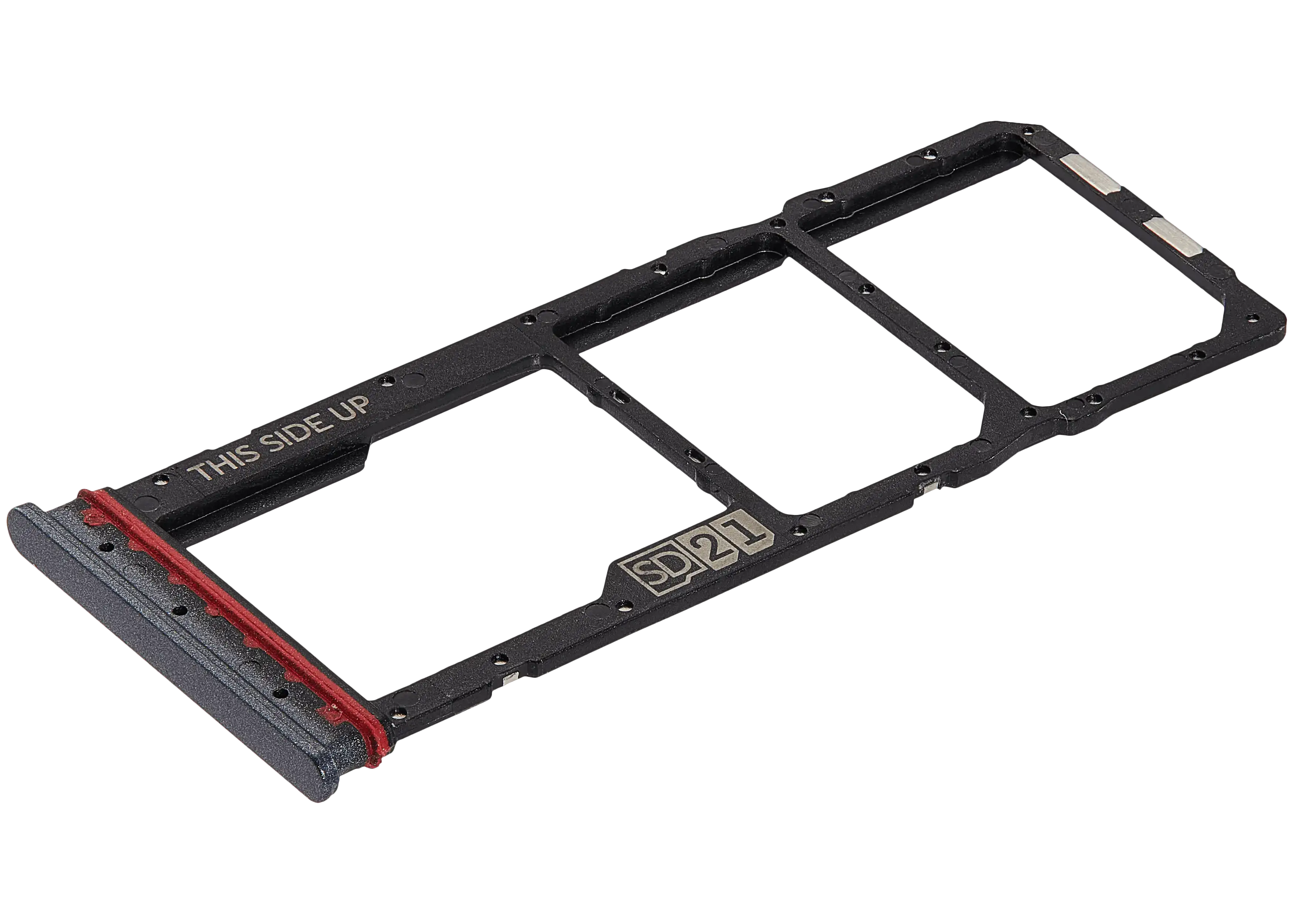 Single Sim Card Tray für Motorola Moto G14 (XT2341 / 2023) (Premium) (Steel Gray)