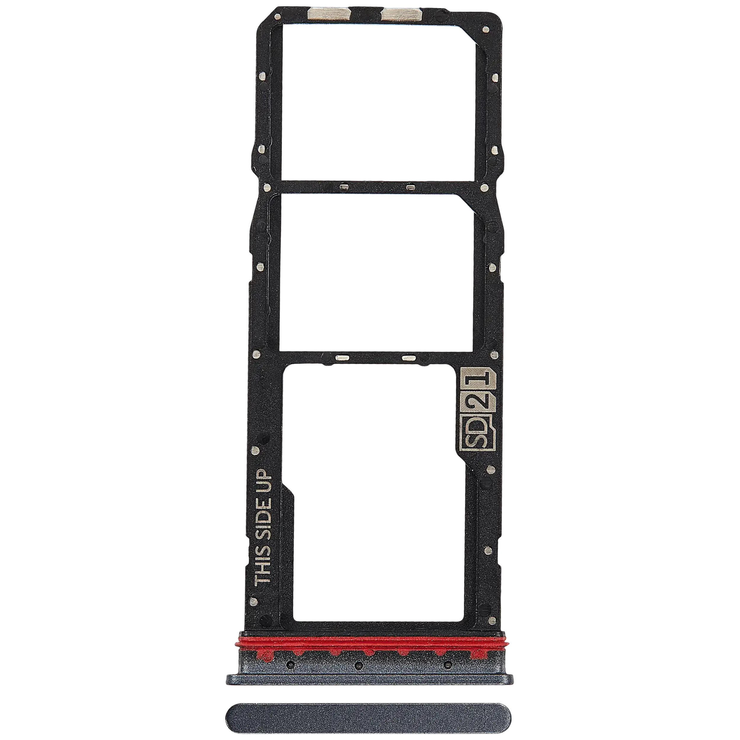 Single Sim Card Tray für Motorola Moto G14 (XT2341 / 2023) (Premium) (Steel Gray)