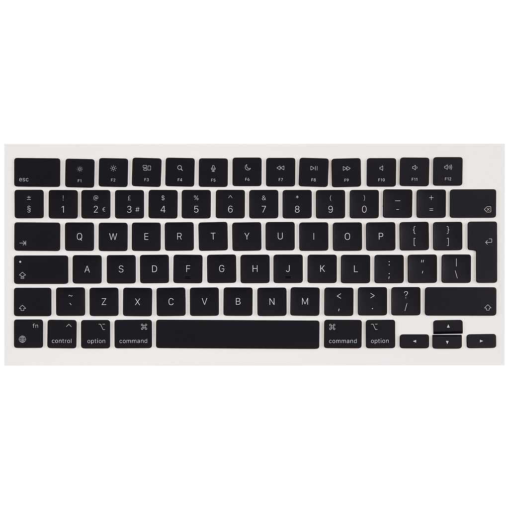 KeyBoard Keycap Kit für MacBook Air 13" (Mid 2022 to Mid 2024) / Pro 14" / Pro 16" (Late 2021 to Late 2024) (Midnight) (UK English)