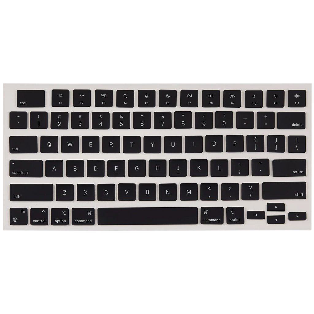 KeyBoard Keycap Kit für MacBook Air 13" (Mid 2022 to Mid 2024) / Pro 14" / Pro 16" (Late 2021 to Late 2024) (Midnight) (US English)