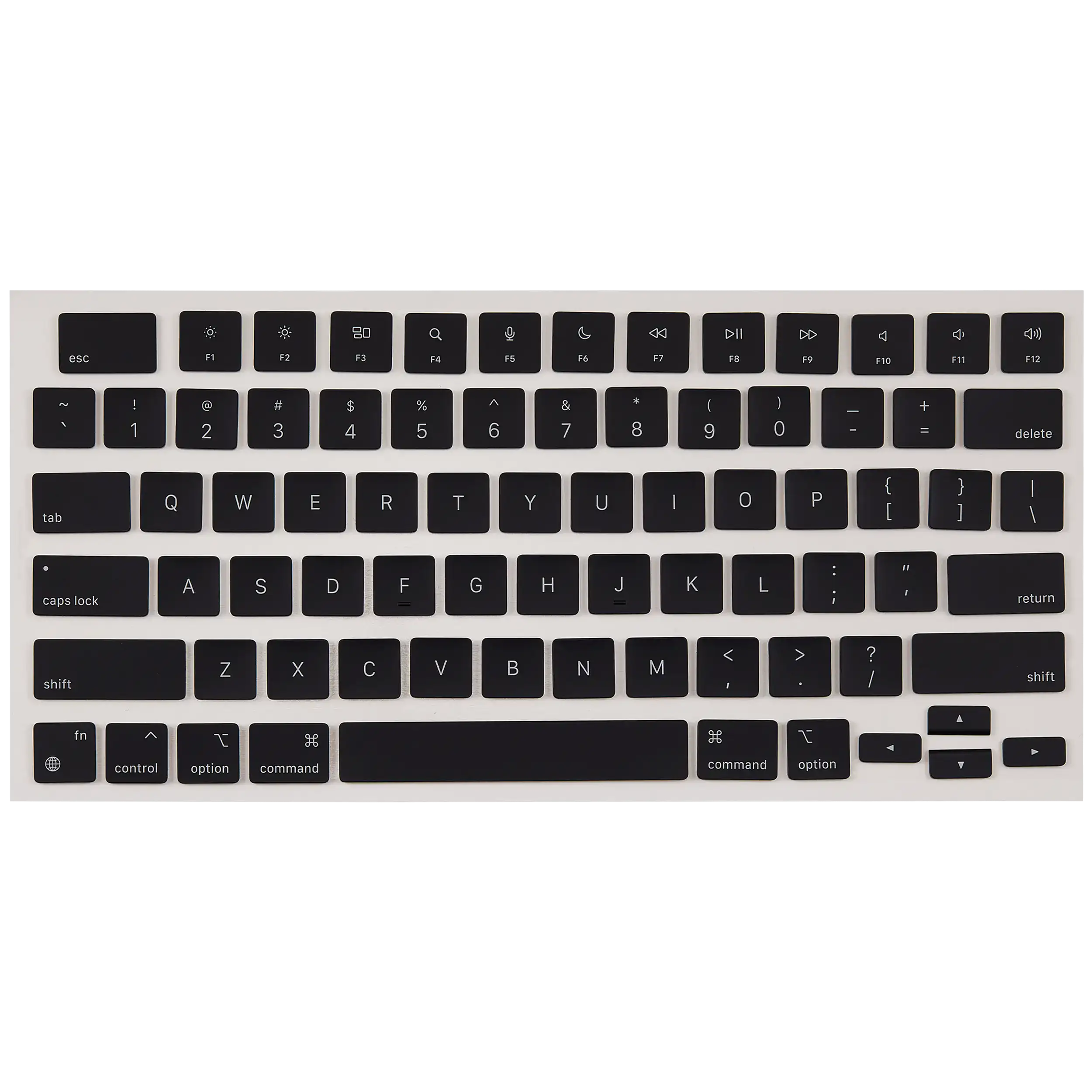 KeyBoard Keycap Kit für MacBook Air 13" (Mid 2022 to Mid 2024) / Pro 14" / Pro 16" (Late 2021 to Late 2024) (Midnight) (US English)