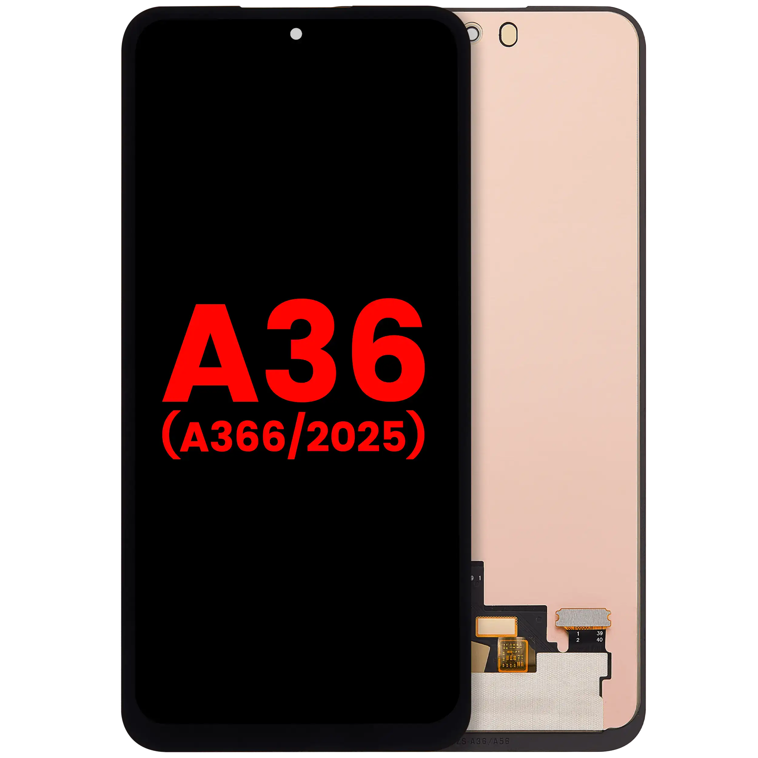 OLED-Display ohne Rahmen für Samsung Galaxy A36 5G (A366 / 2025) (Aftermarket Plus) (Alle Farben)