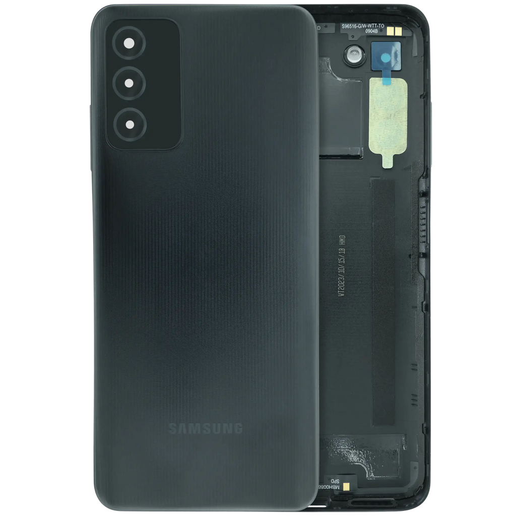 Backcover Glass für Samsung Galaxy A03S (A037U / 2021) (Service Pack) (Schwarz)