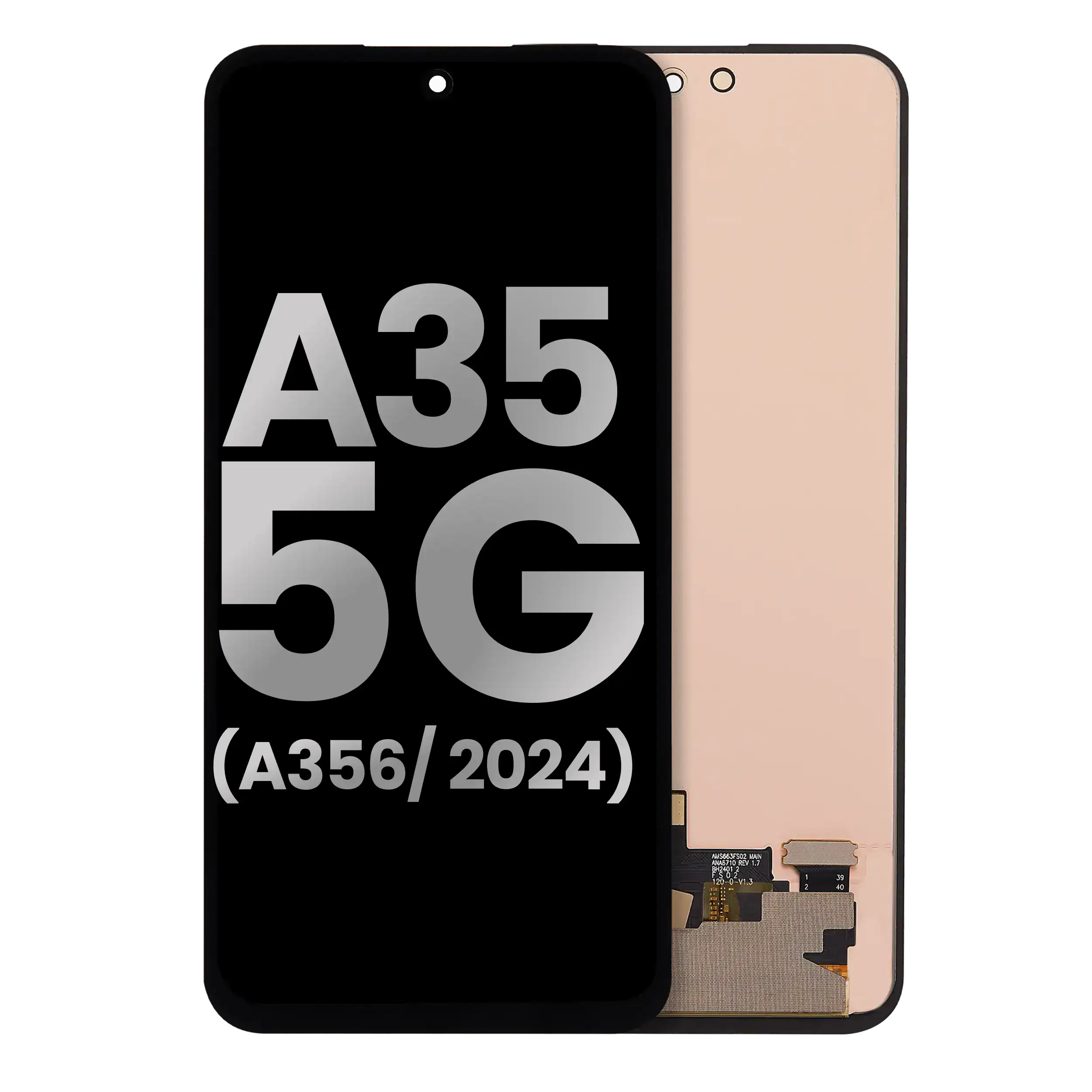 OLED-Display ohne Rahmen Compatible für Samsung Galaxy A35 5G (A356 / 2024) (gebrauchter OEM-Ausbau, Qualität B) (Alle Farben)