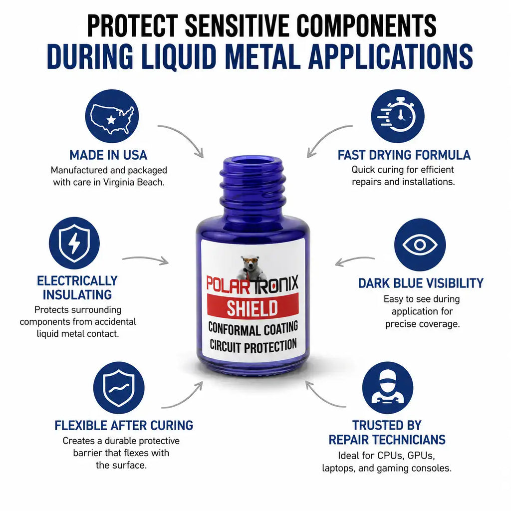 Liquid Metal Shield 5ml LM Shield Conformal Coating - Platinum Protection (PolarTronix)