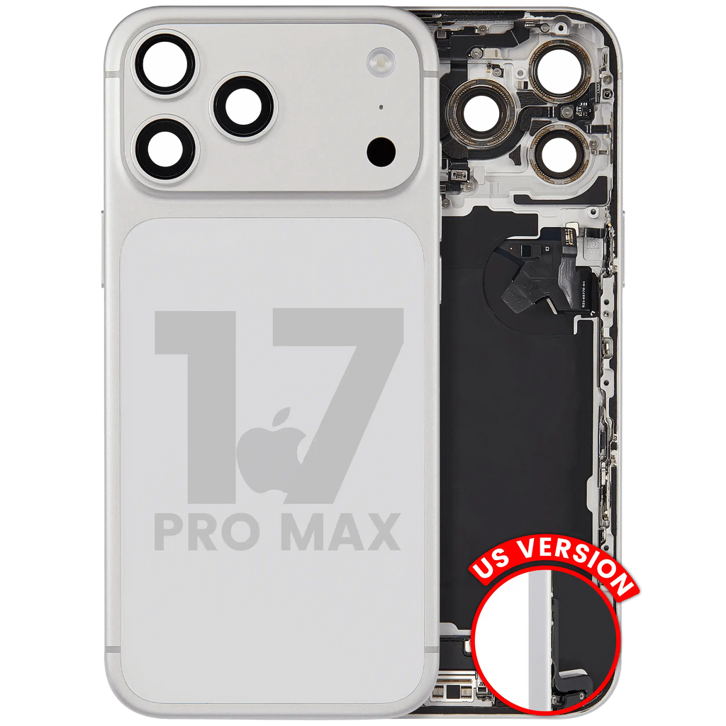 Original Apple-Ausbau B gebraucht – iPhone 17 Pro Max Backcover/Rahmen Silber